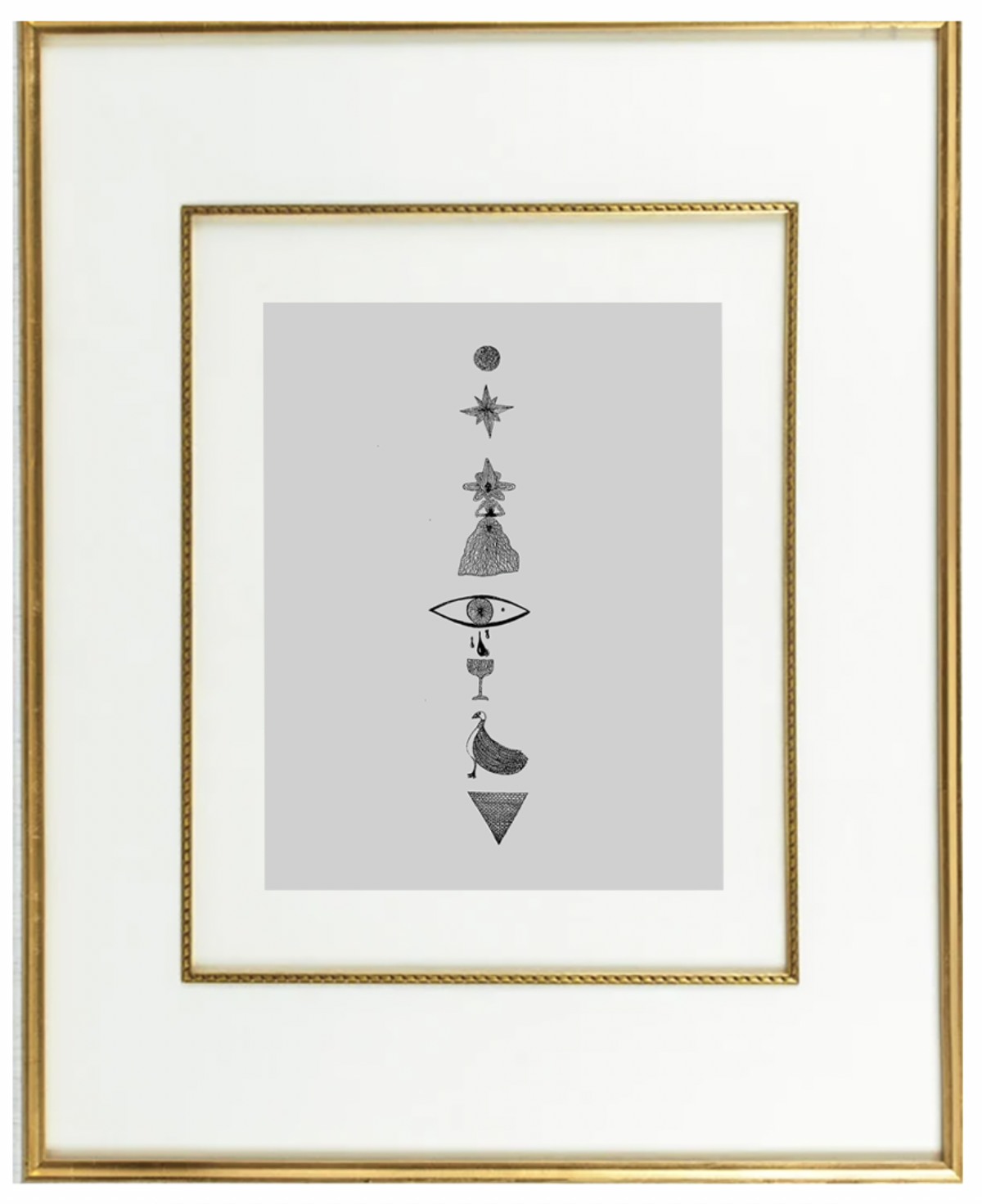 symbols of the ancient future magic and high frequency Ancient Futurism by Katibi. 100% human-made shamanic art. Often compared by collectors to the raw energy of Basquiat and the ornate aesthetic of Klimt. Quantum physics and poetic soul visions." 