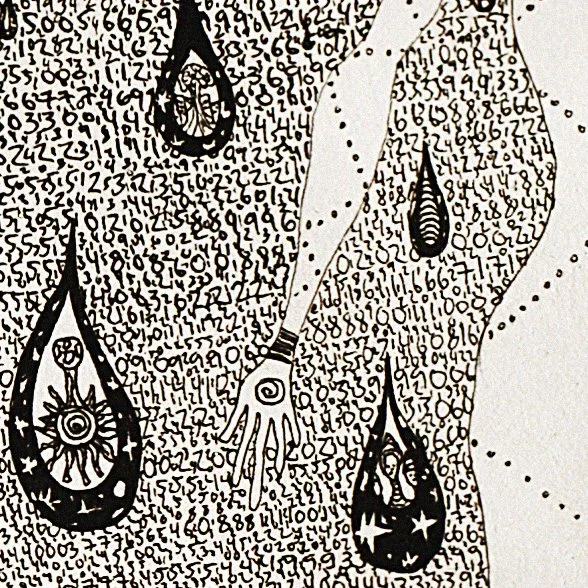 close up hands of ascension of the wandering spirit