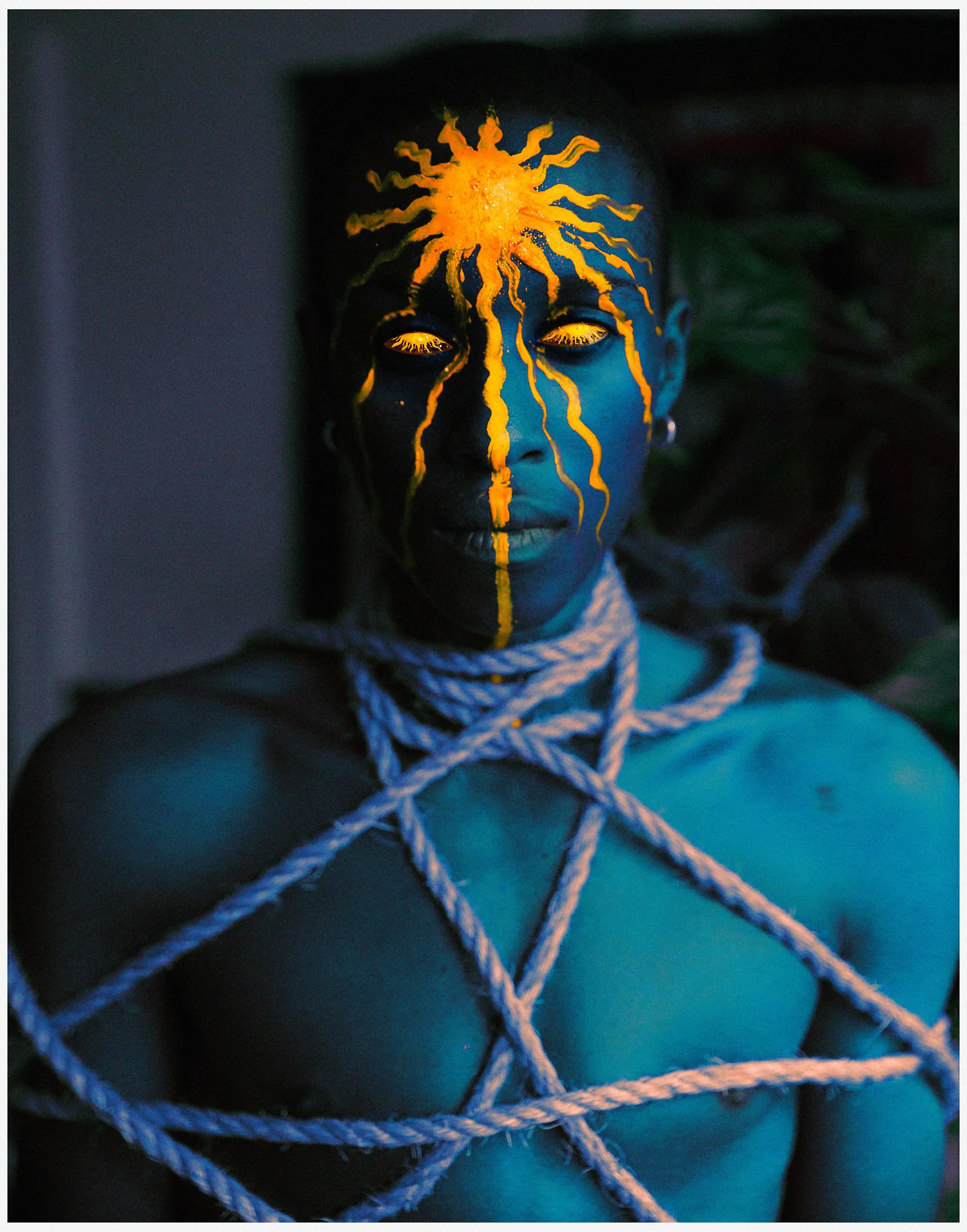 "Children of the sun"  for Ancestors of the future by Oliver Katibi Stalmans. 100% human-made Ancient Futurism. Quantum coherence & shamanic soul-work compared to Basquiat & Klimt. High-frequency museum art for sovereign collectors
