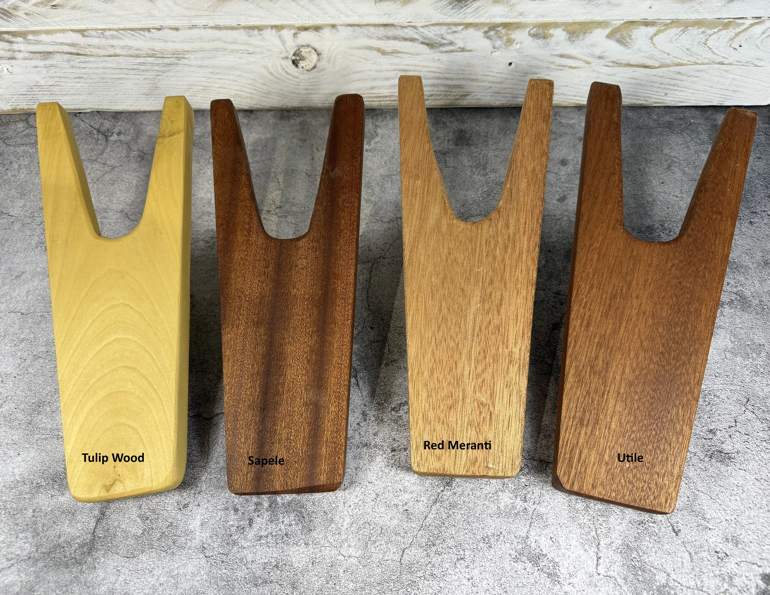 Hand-Carved Wooden Boot Jack / Welly Puller the Brown Lion Bazaar.JPEG