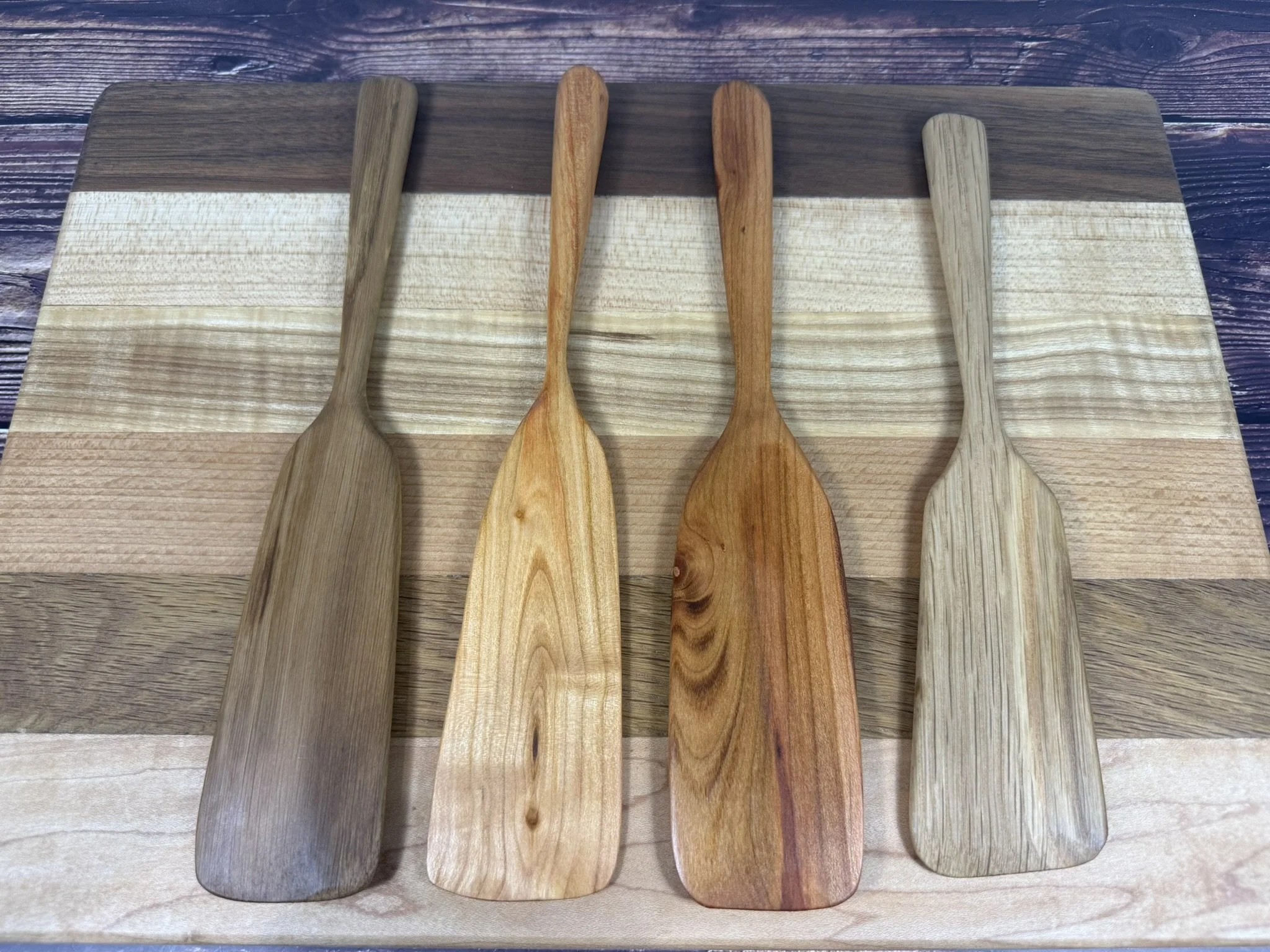 Hand-Carved Wooden Spatula