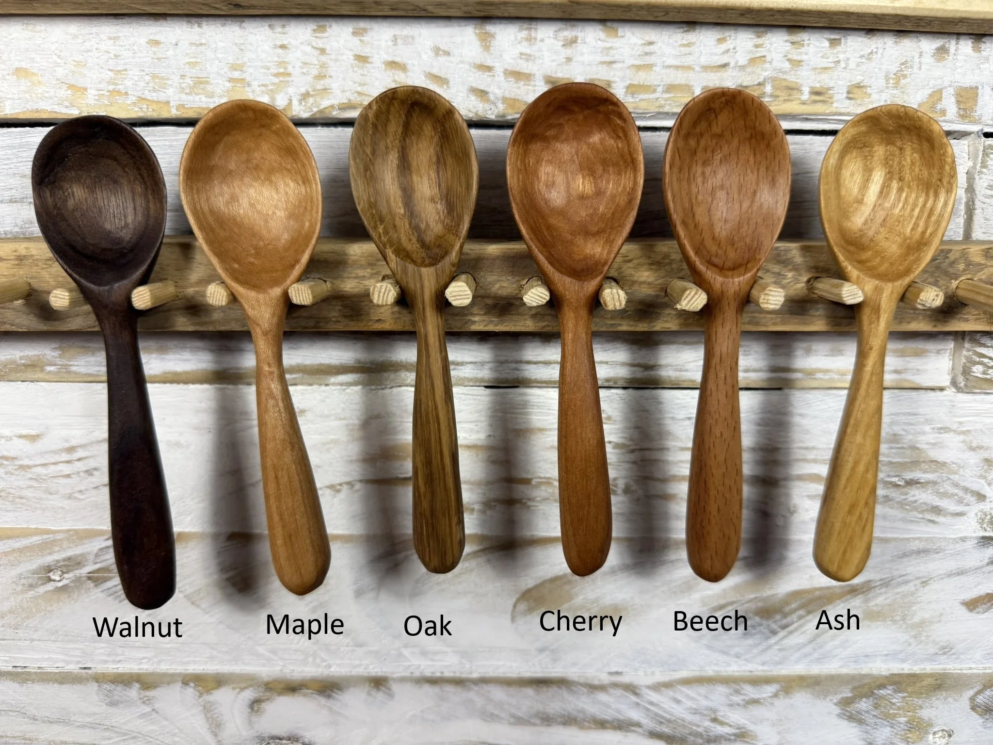 Hand-Carved Small Wooden Spoon The Brown Lion Bazaar.JPEG