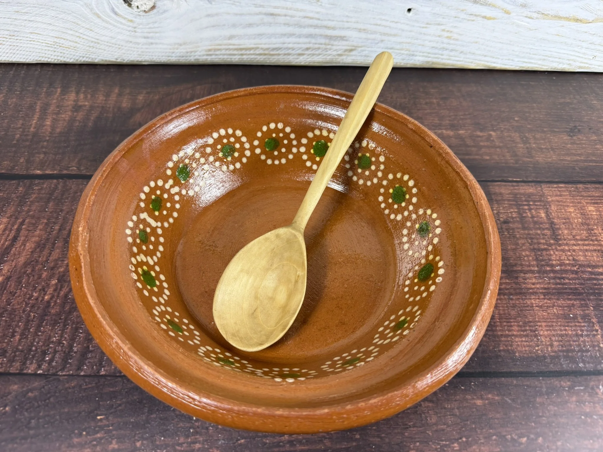 Hand-Carved Wooden Spoon – Tulip (Maple) Wood Kitchen Utensil, Rustic Serving/Cooking Spoon, Handmade Kitchenware
