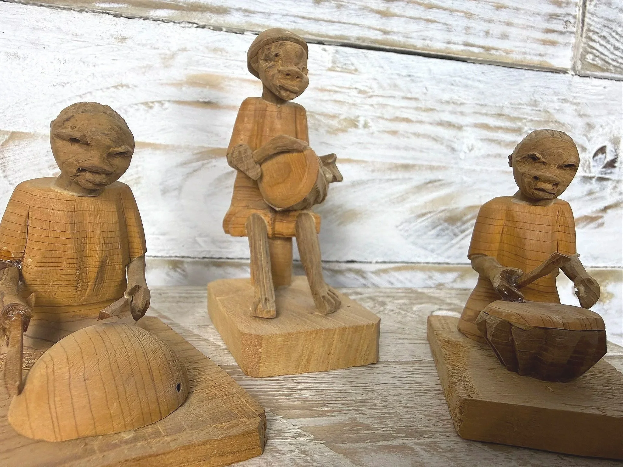 Yoruba Thorn Wood Figures