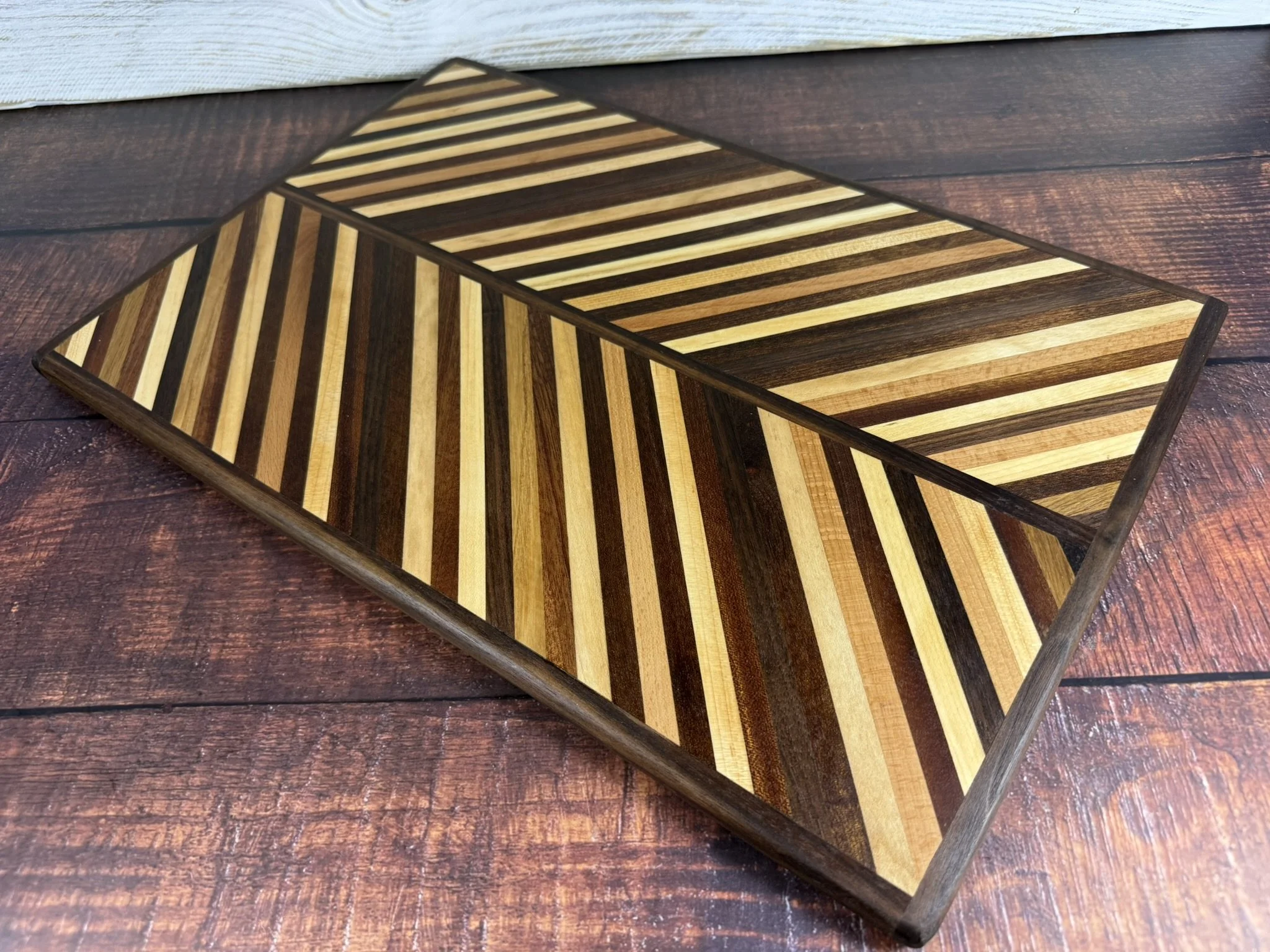 Handmade Reclaimed Wood Serving, Charcuterie & Cutting Boards – Unique Pattern Collection
