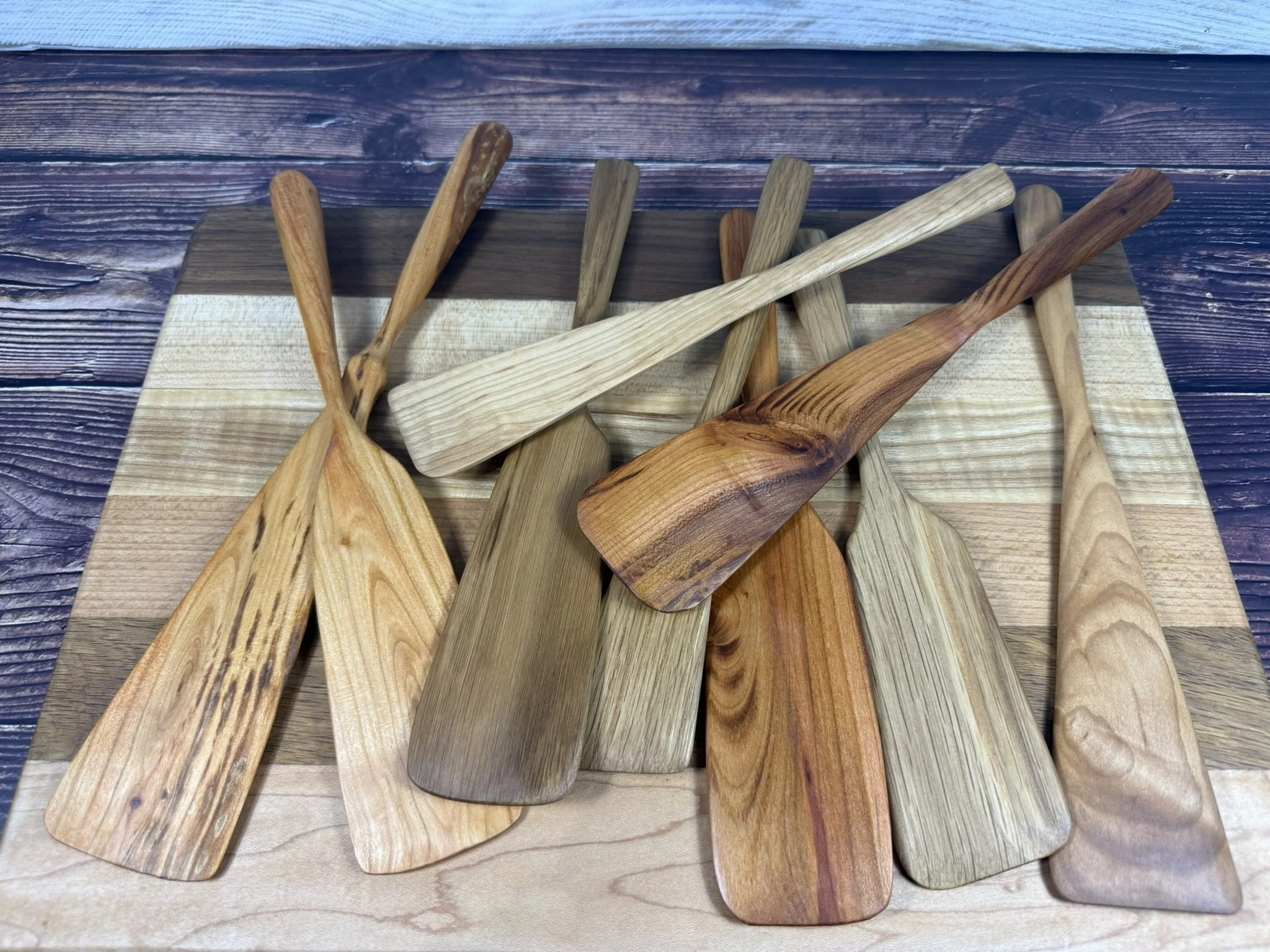 Hand-Carved Wooden Spatula