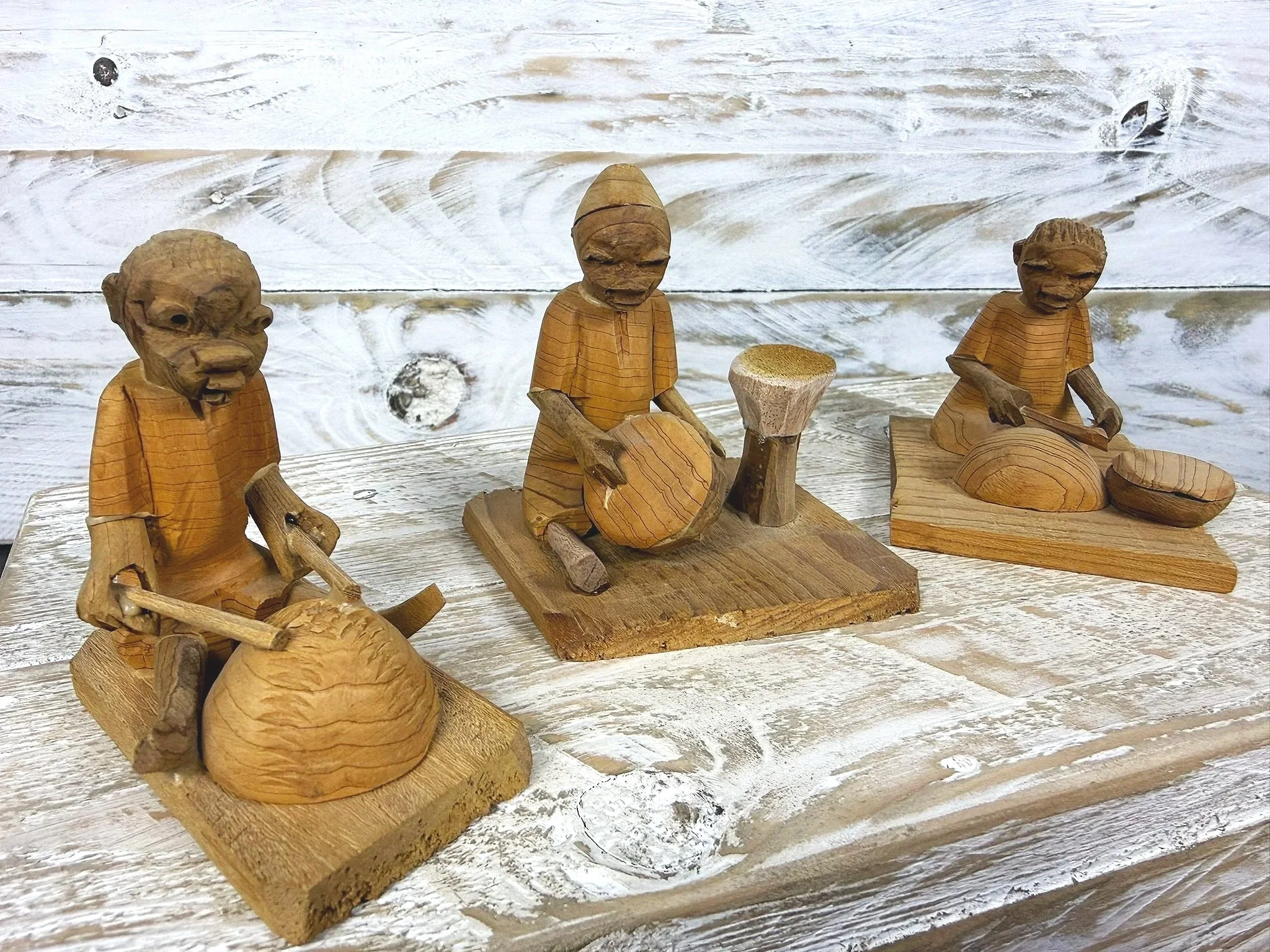 Yoruba Thorn Wood Figures