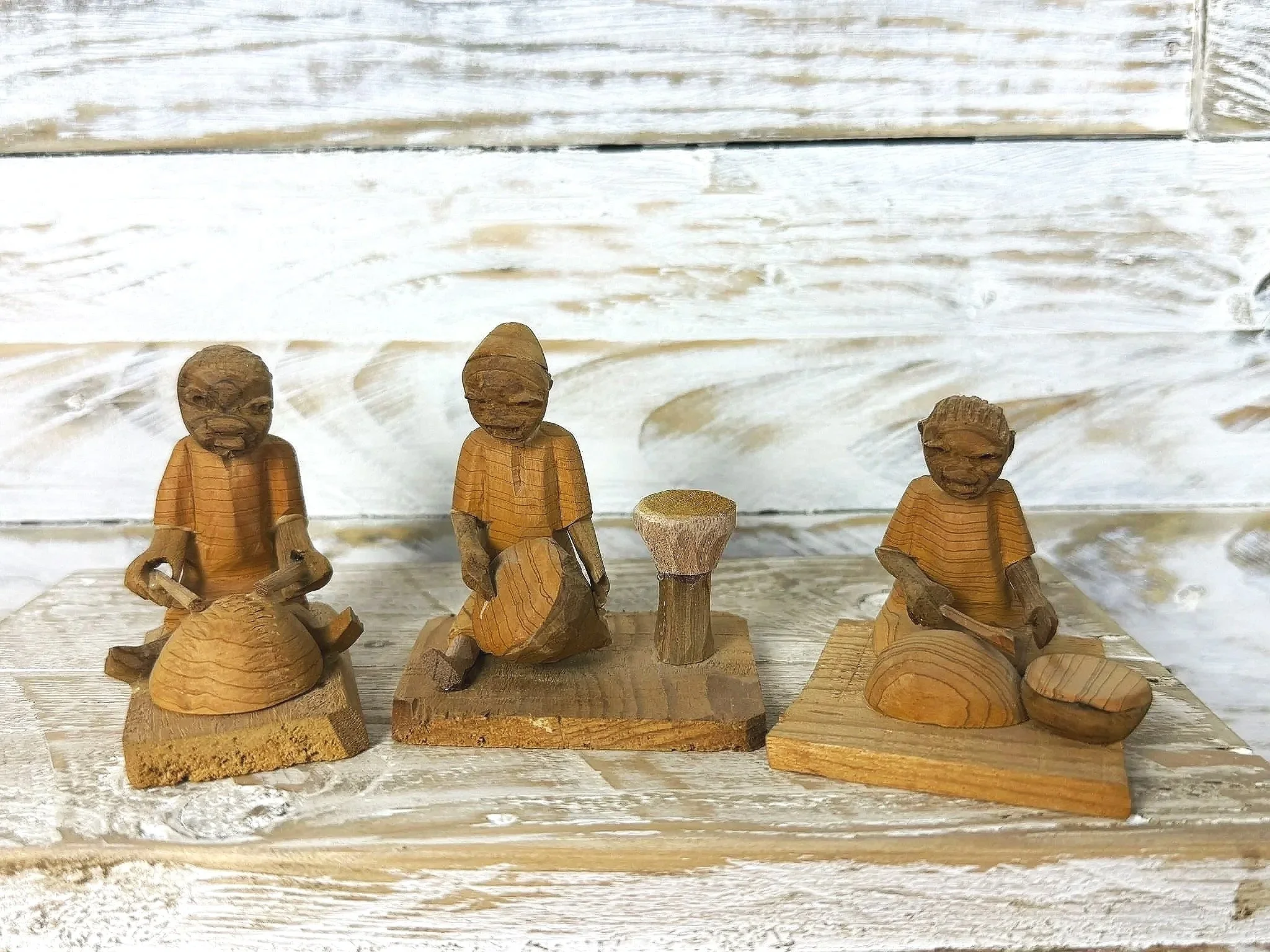 Yoruba Thorn Wood Figures