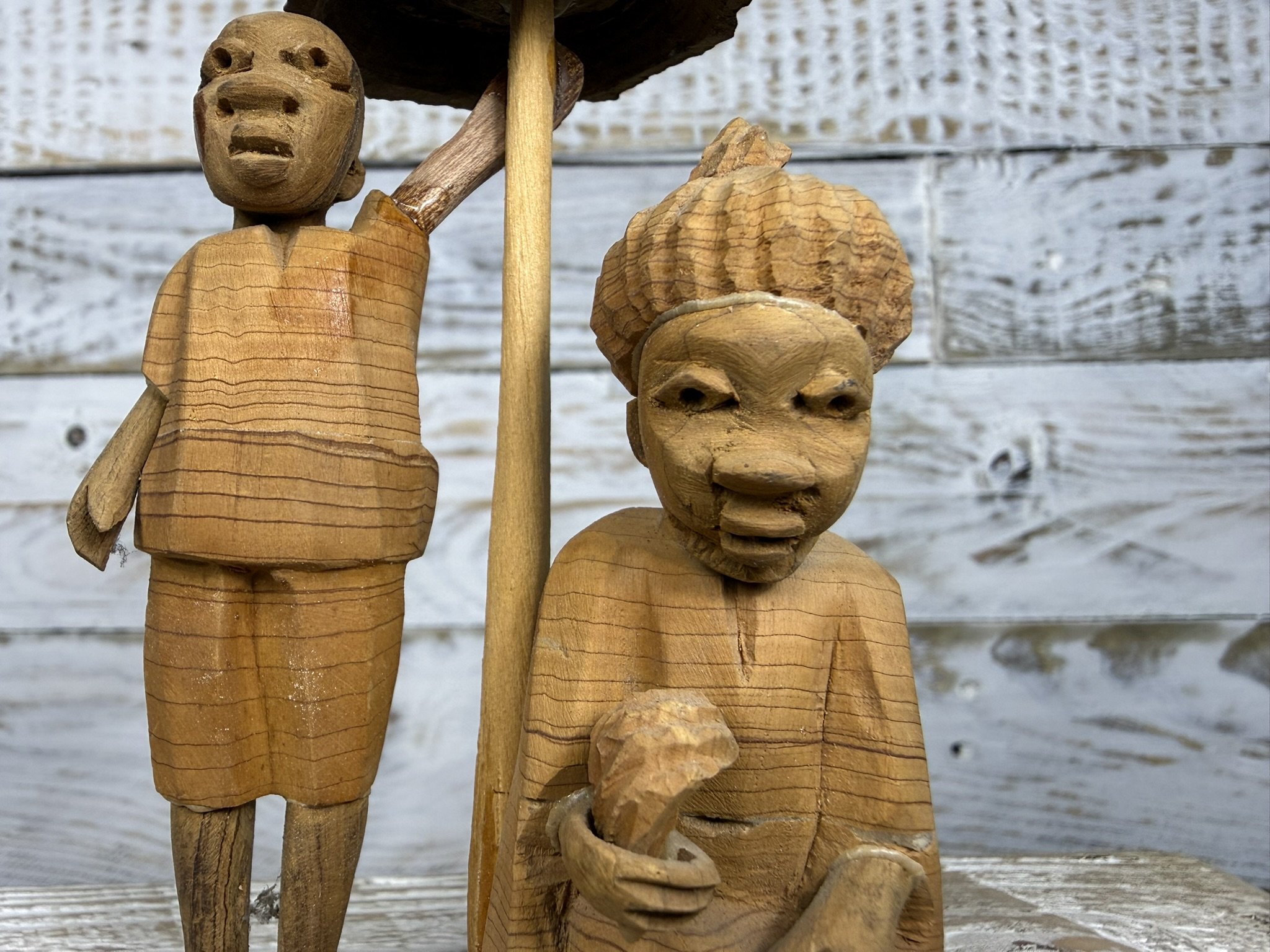 Yoruba Thorn Wood Figures