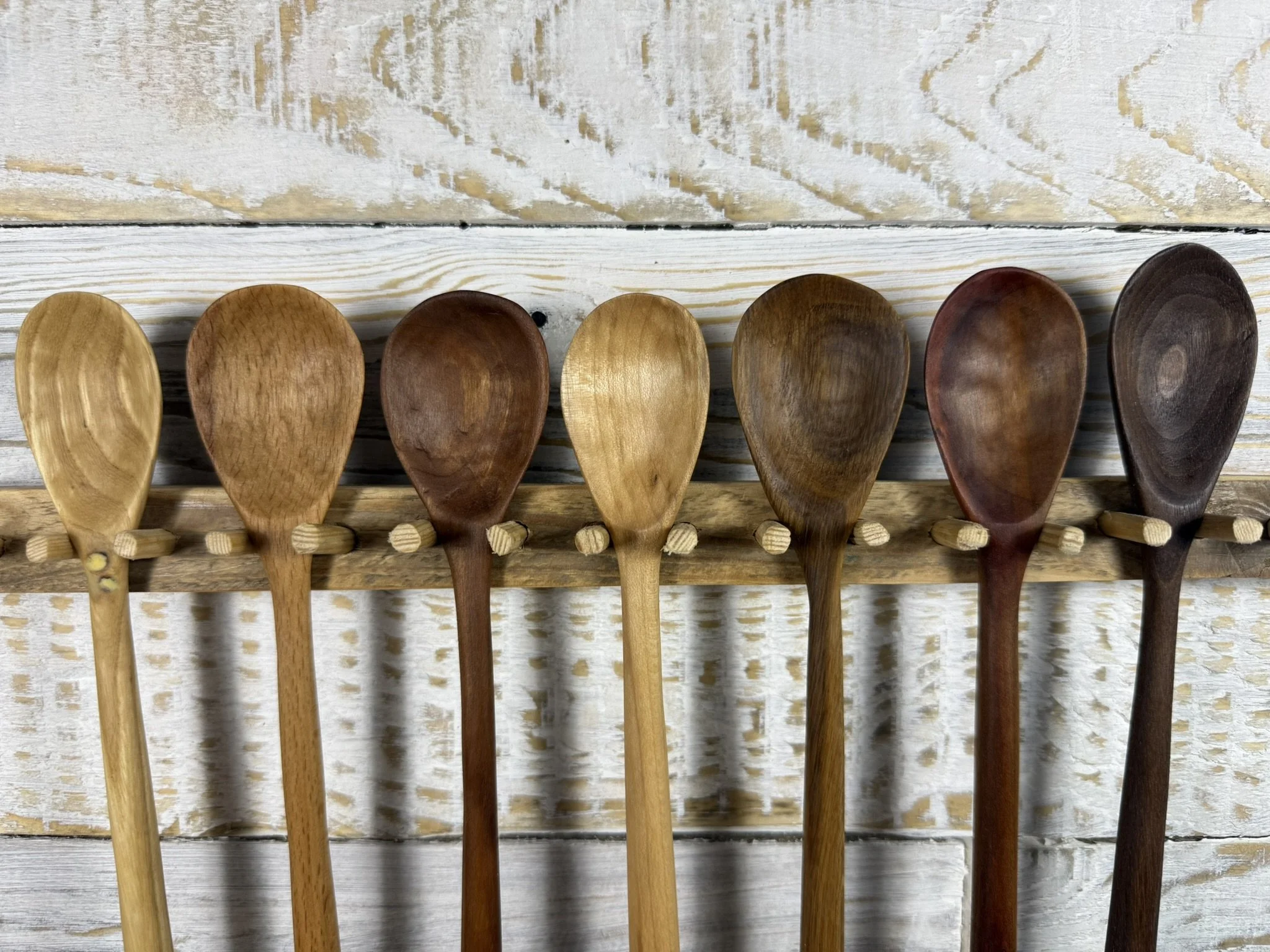 Handmade Wooden Tasting Spoons | Reclaimed Hardwood Kitchen Spoons