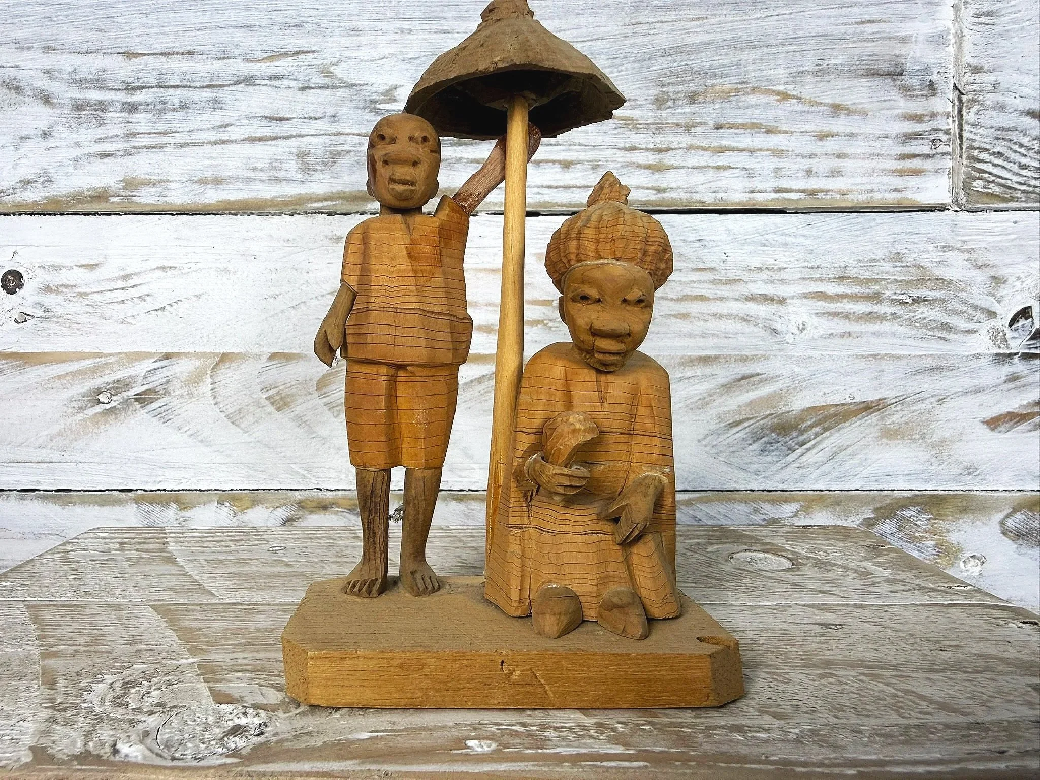 Yoruba Thorn Wood Figures