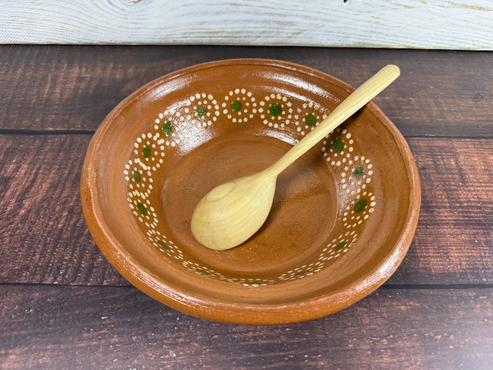 Hand-Carved Wooden Spoon – Tulip (Maple) Wood Kitchen Utensil, Rustic Serving/Cooking Spoon, Handmade Kitchenware