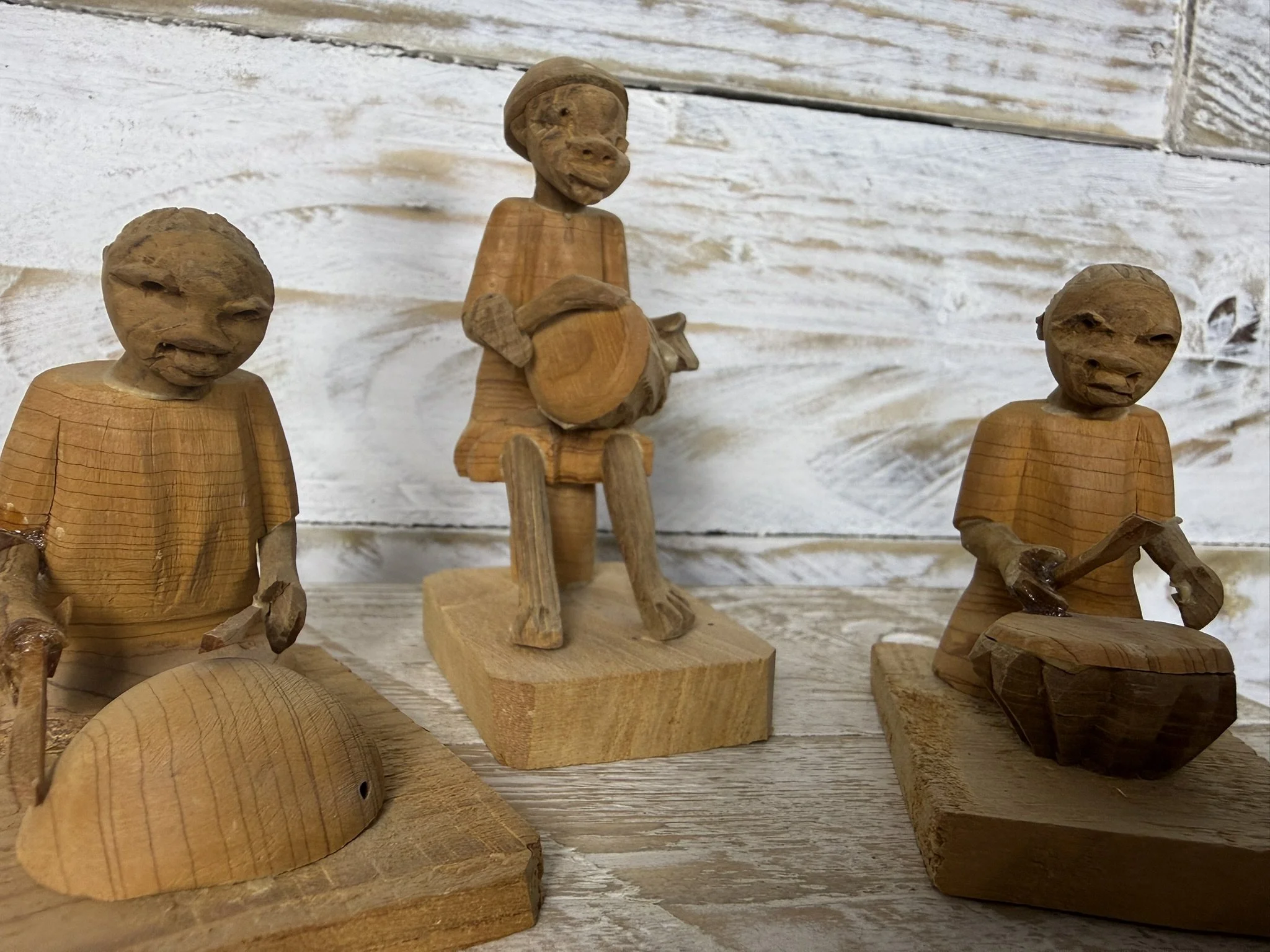 Yoruba Thorn Wood Figures