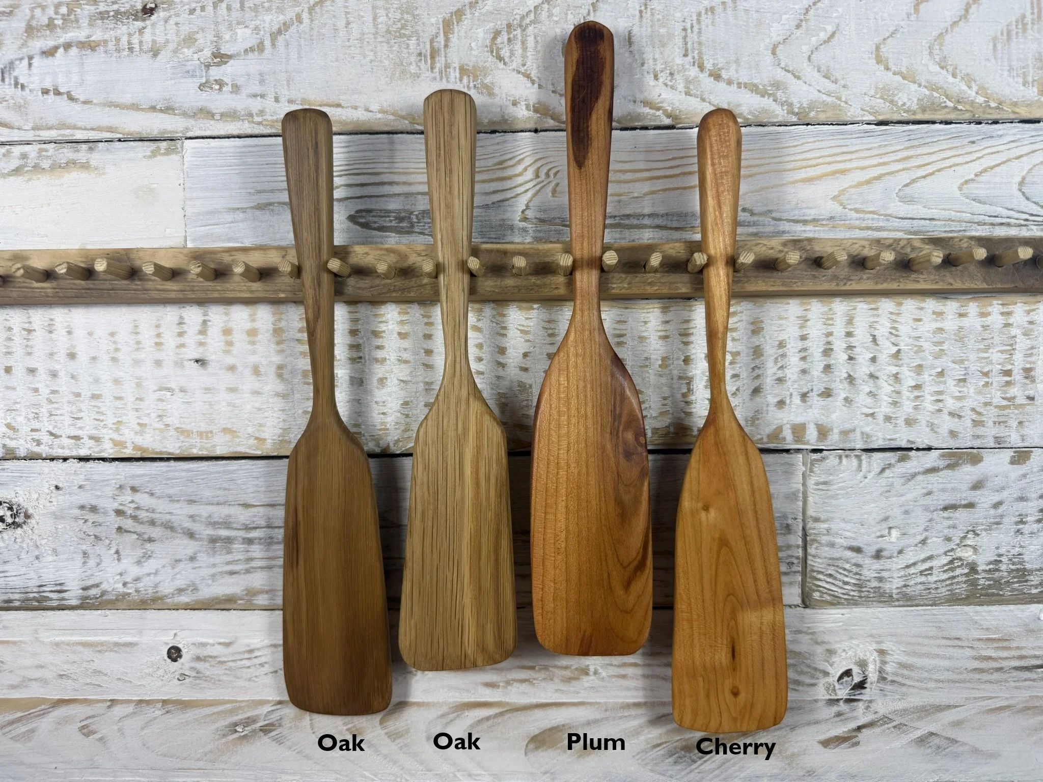 Hand-Carved Wooden Spatula
