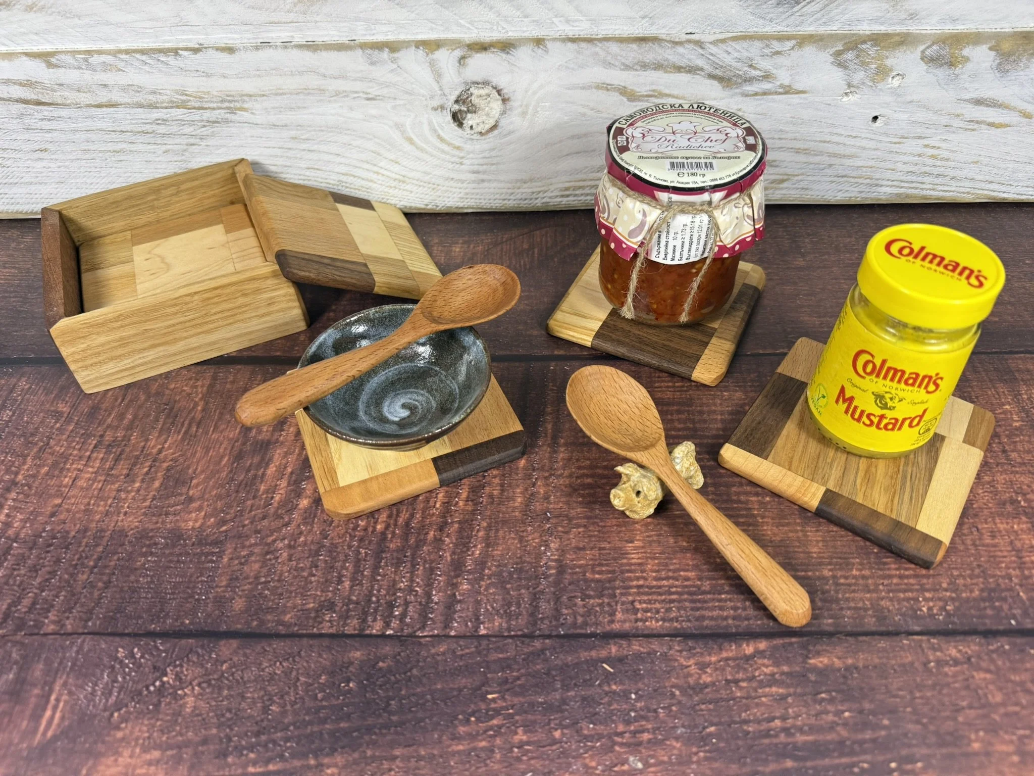 Hand-Carved Small Wooden Spoon The Brown Lion Bazaar.JPEG