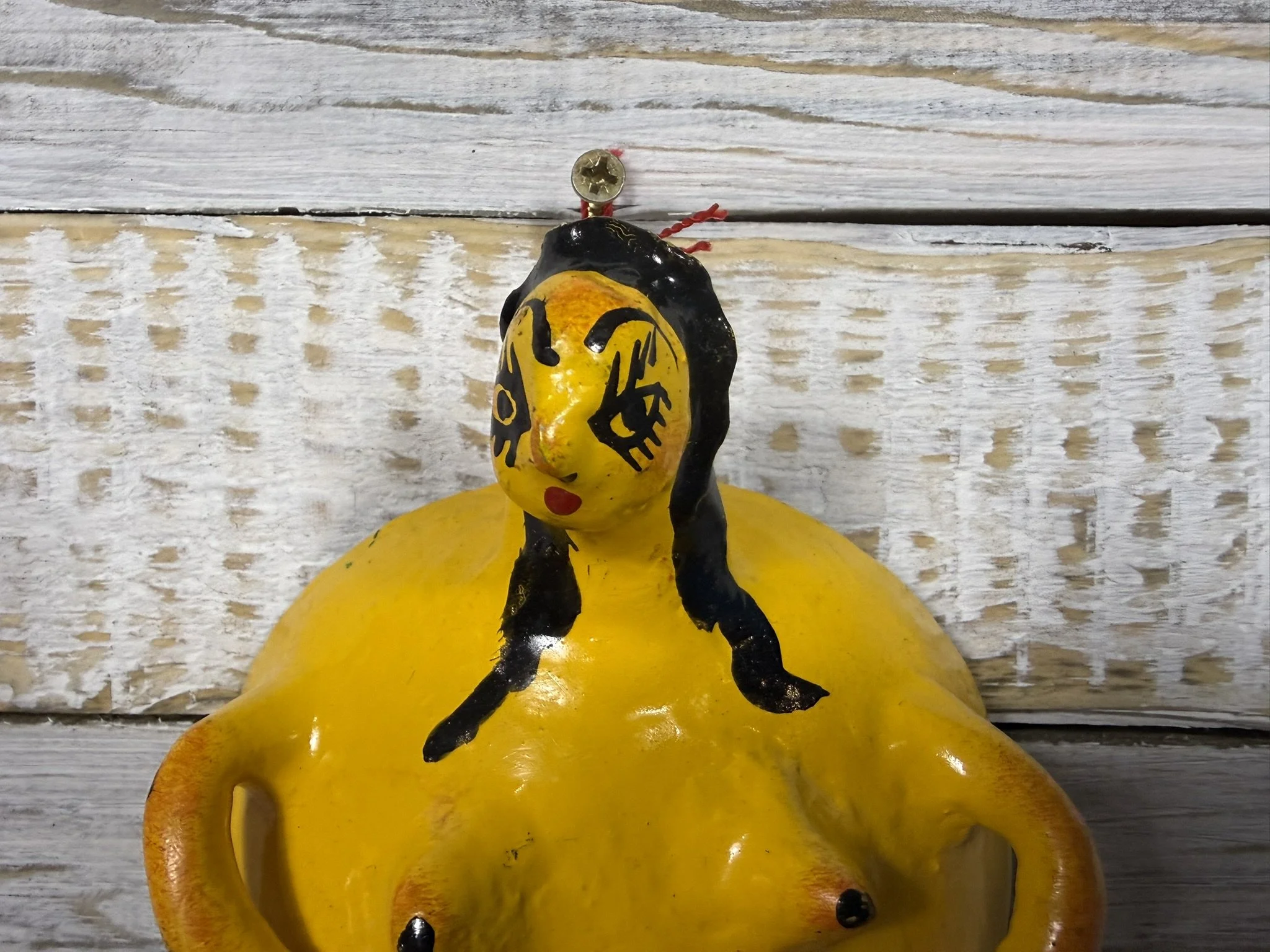 Mexican Mermaid Figurine – Handcrafted Folk Art Brown Lion Bazaar.jpeg