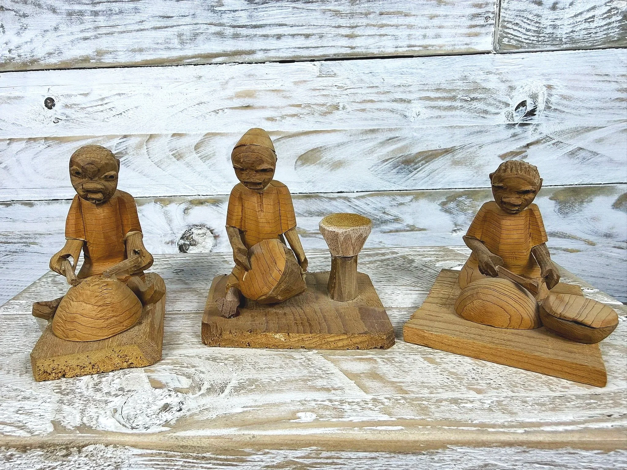 Yoruba Thorn Wood Figures