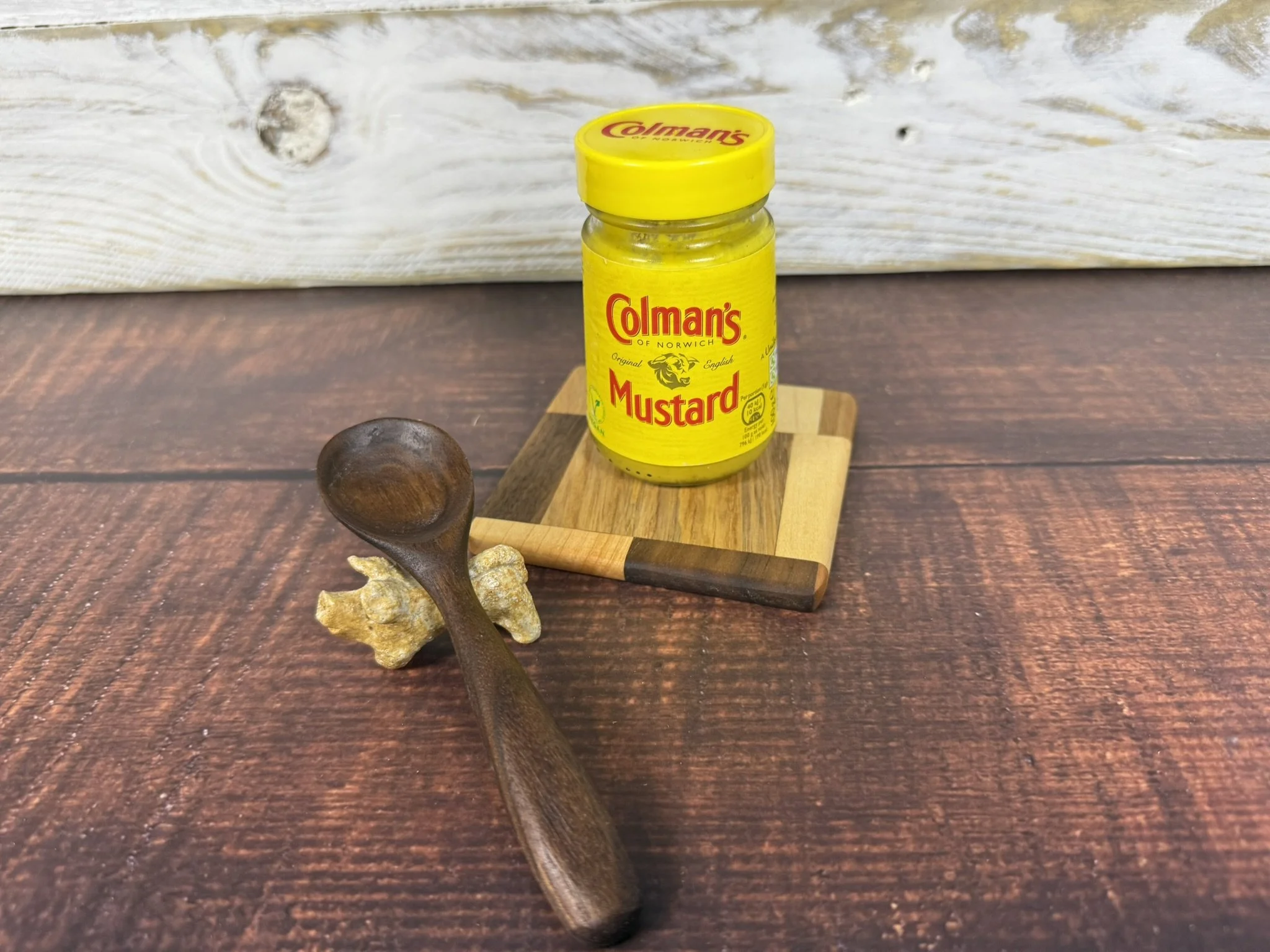 Hand-Carved Small Wooden Spoon The Brown Lion Bazaar.JPEG
