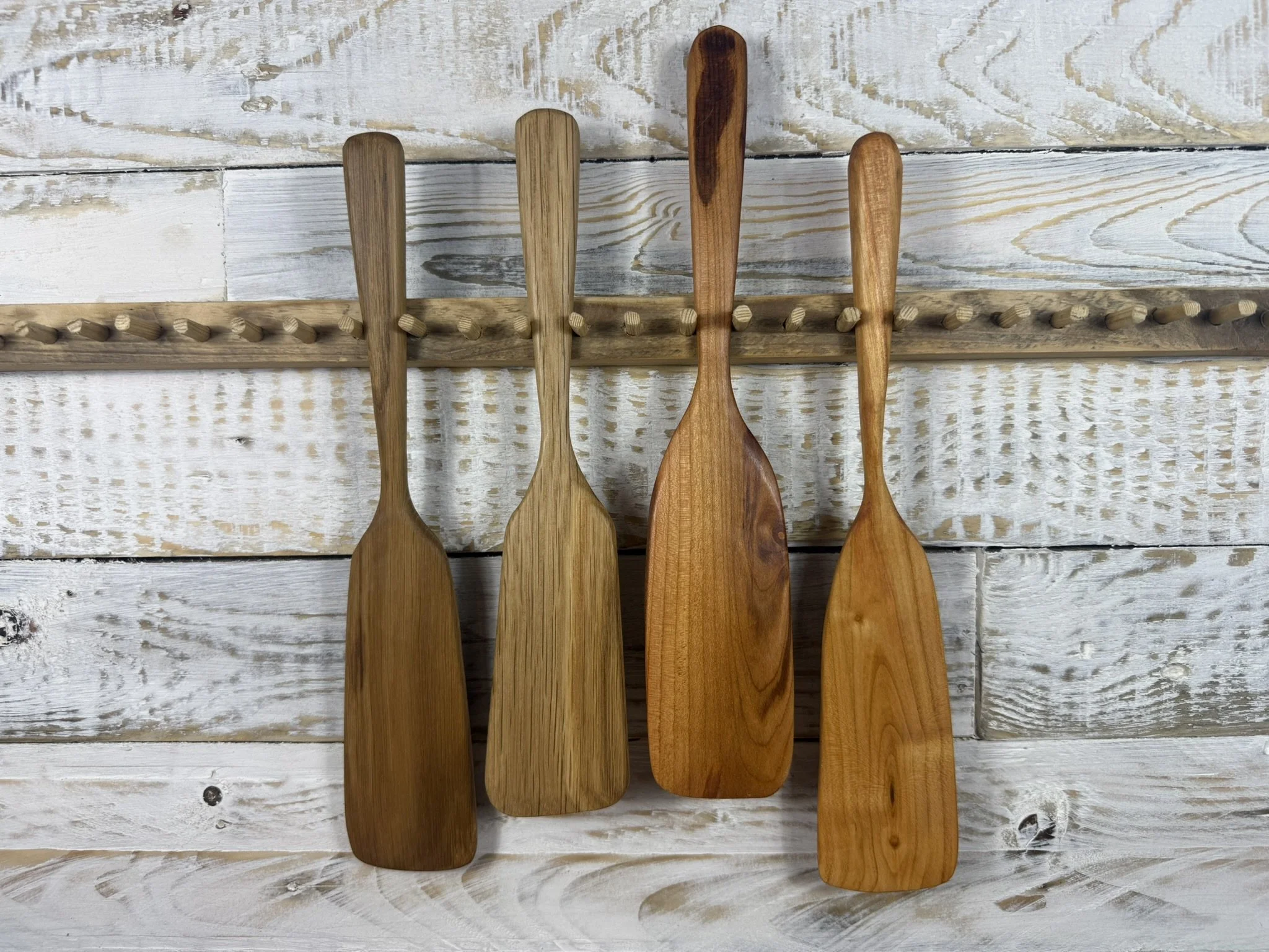 Hand-Carved Wooden Spatula
