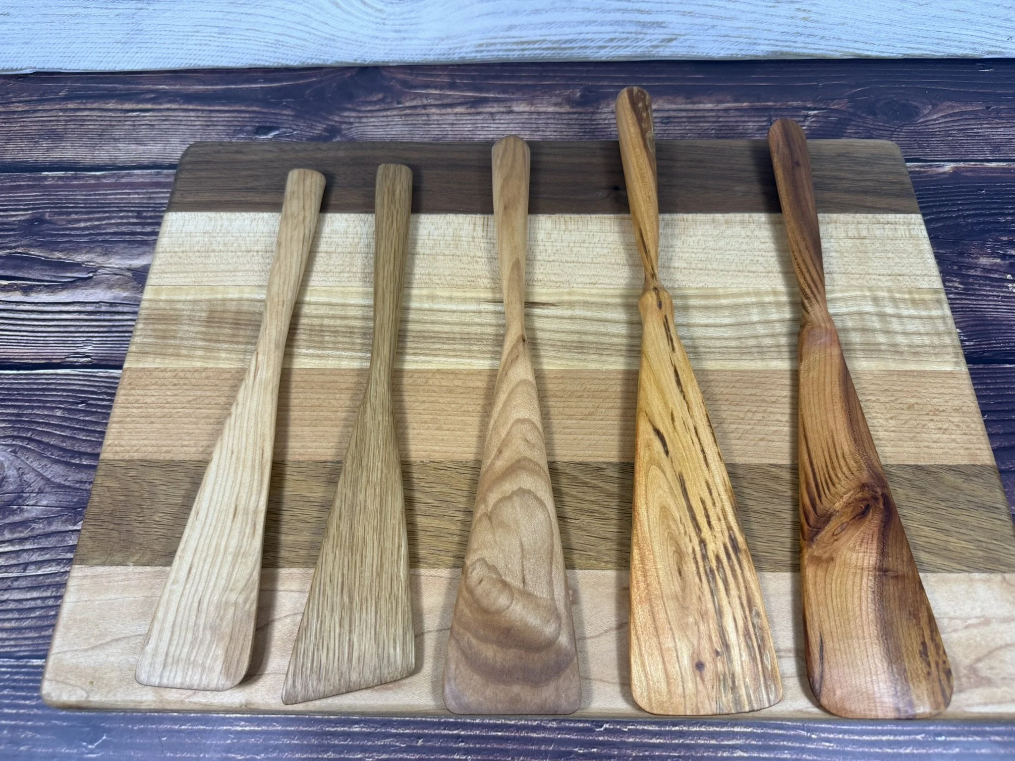 Hand-Carved Wooden Spatula
