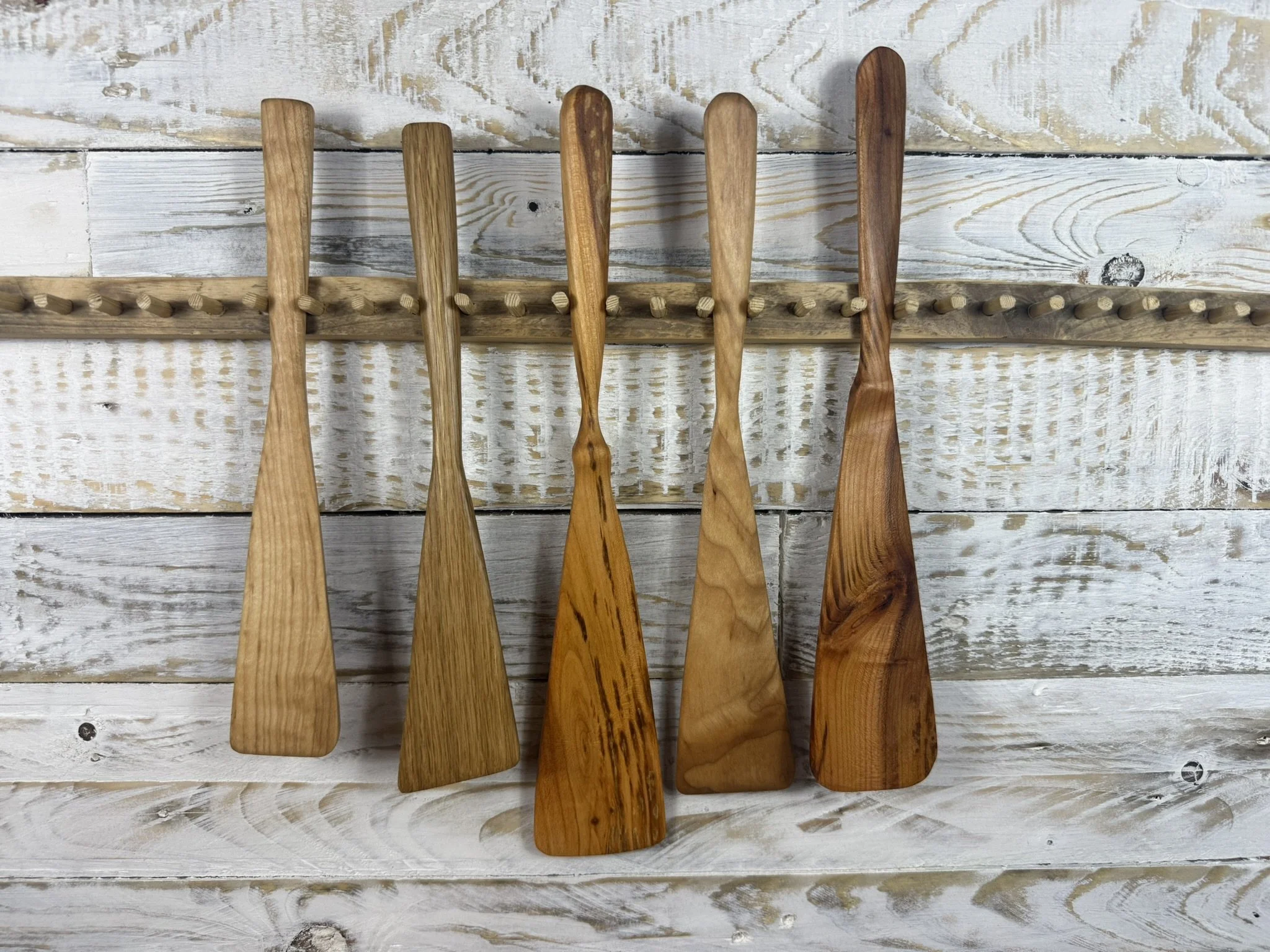 Hand-Carved Wooden Spatula