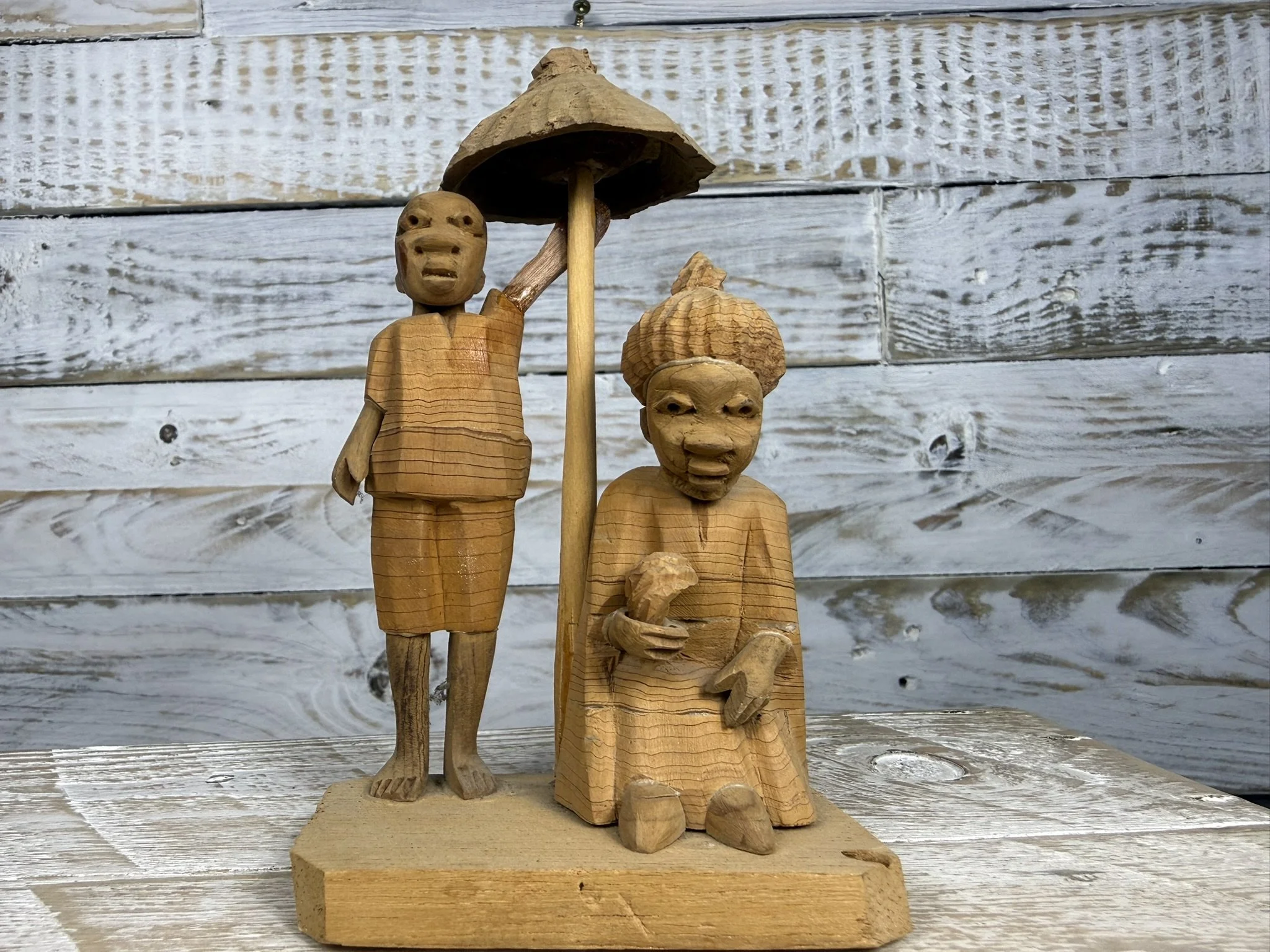Yoruba Thorn Wood Figures