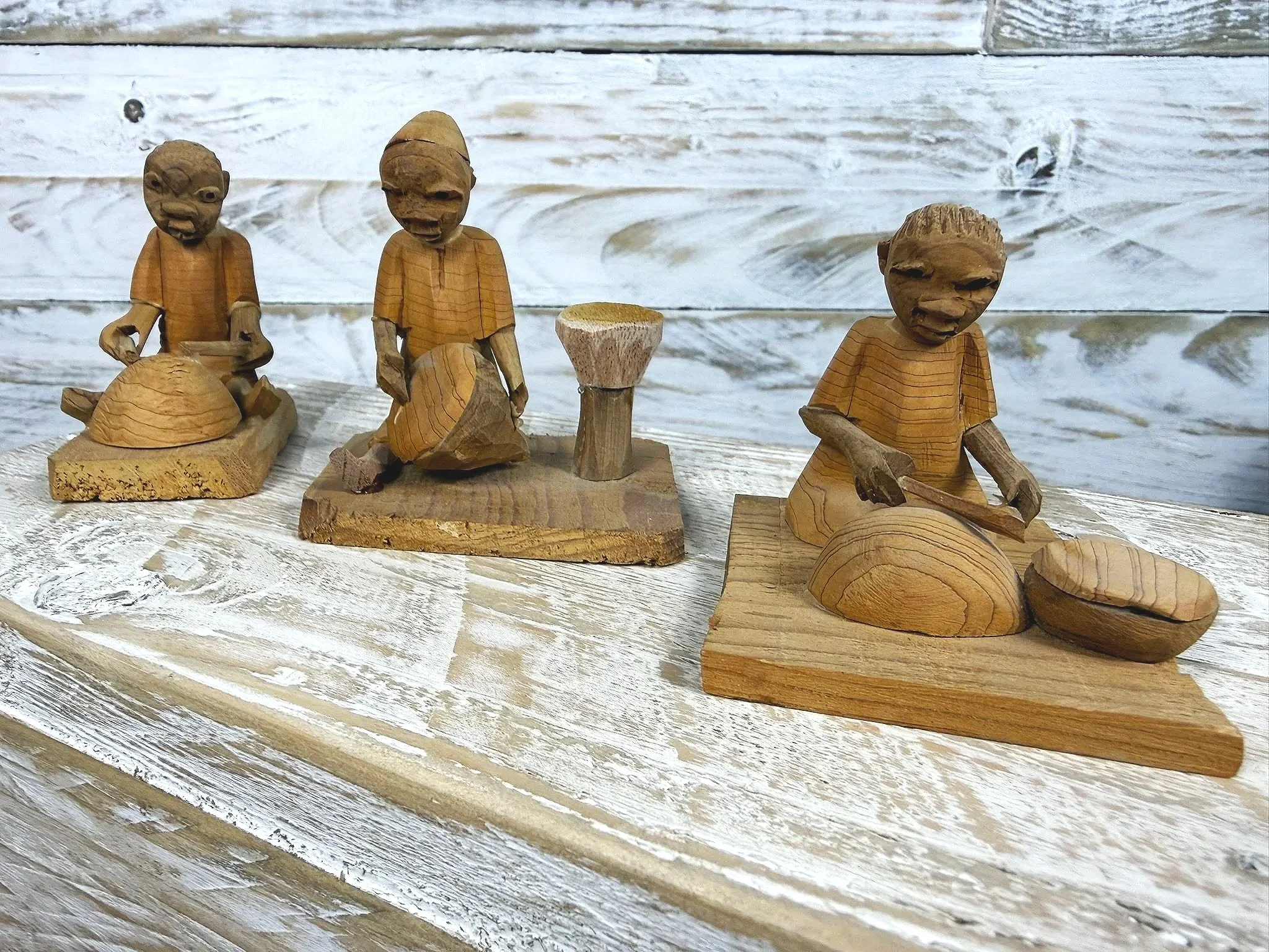 Yoruba Thorn Wood Figures