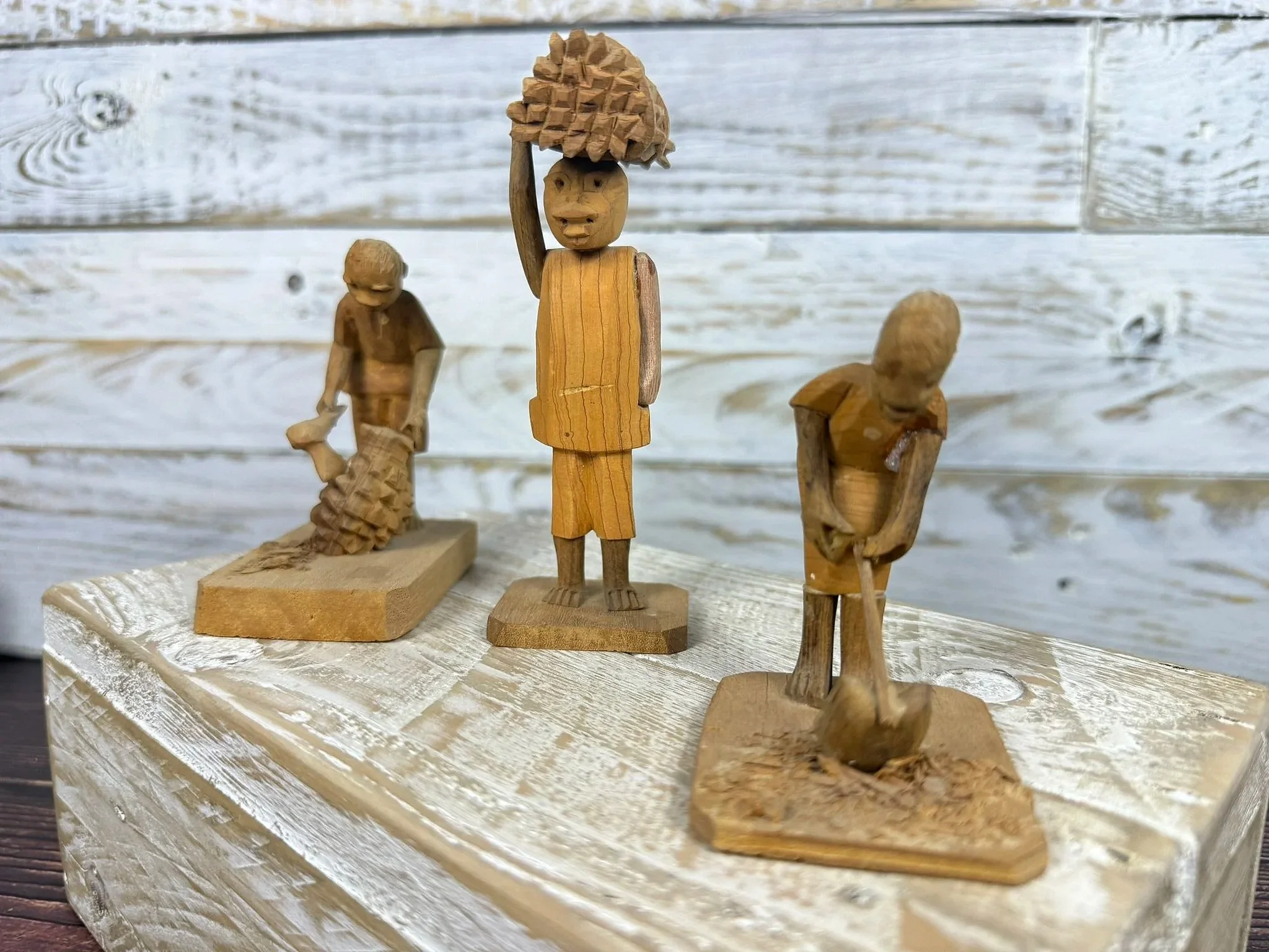 Yoruba Thorn Wood Figures