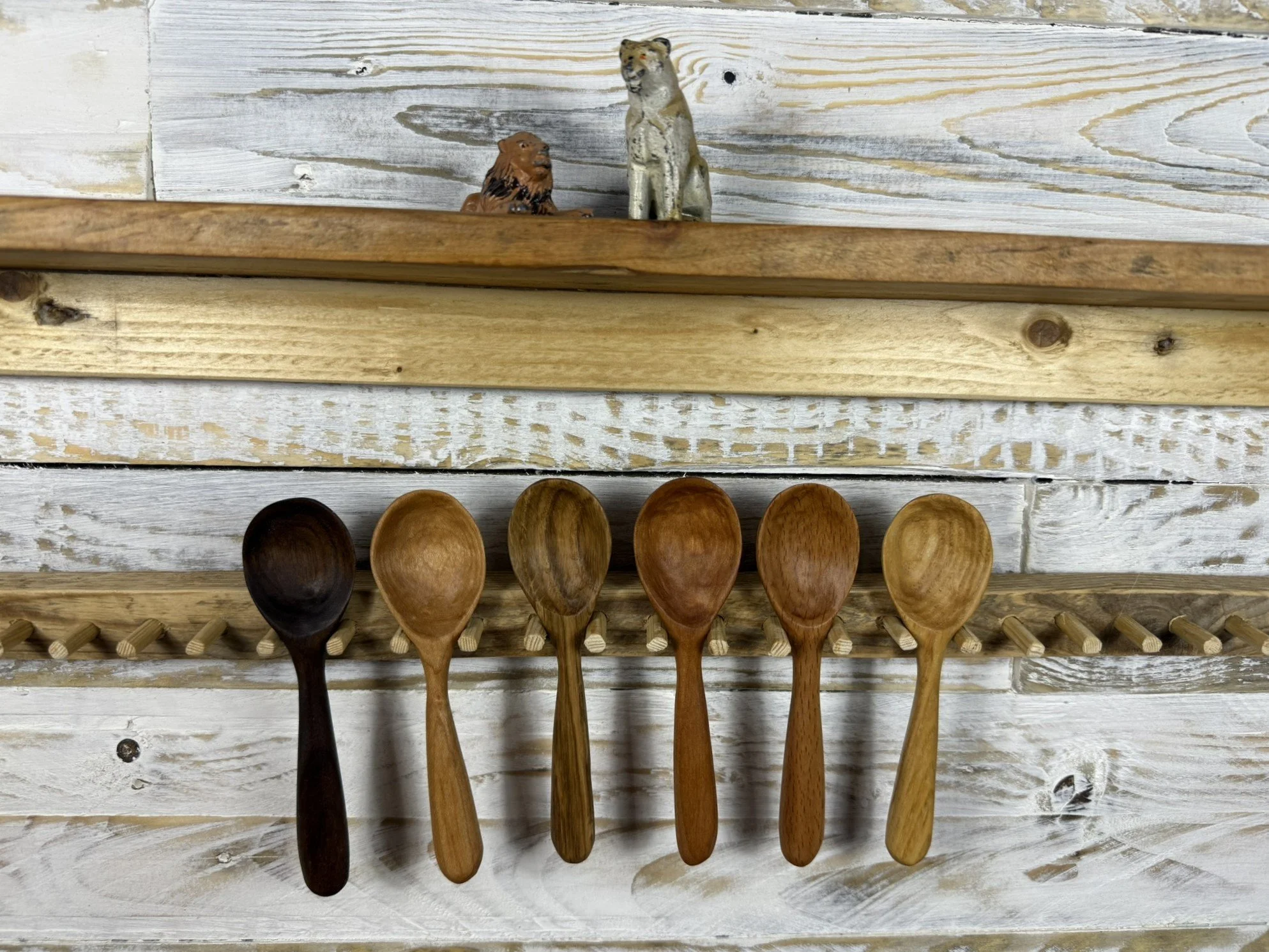 Hand-Carved Small Wooden Spoon The Brown Lion Bazaar.JPEG