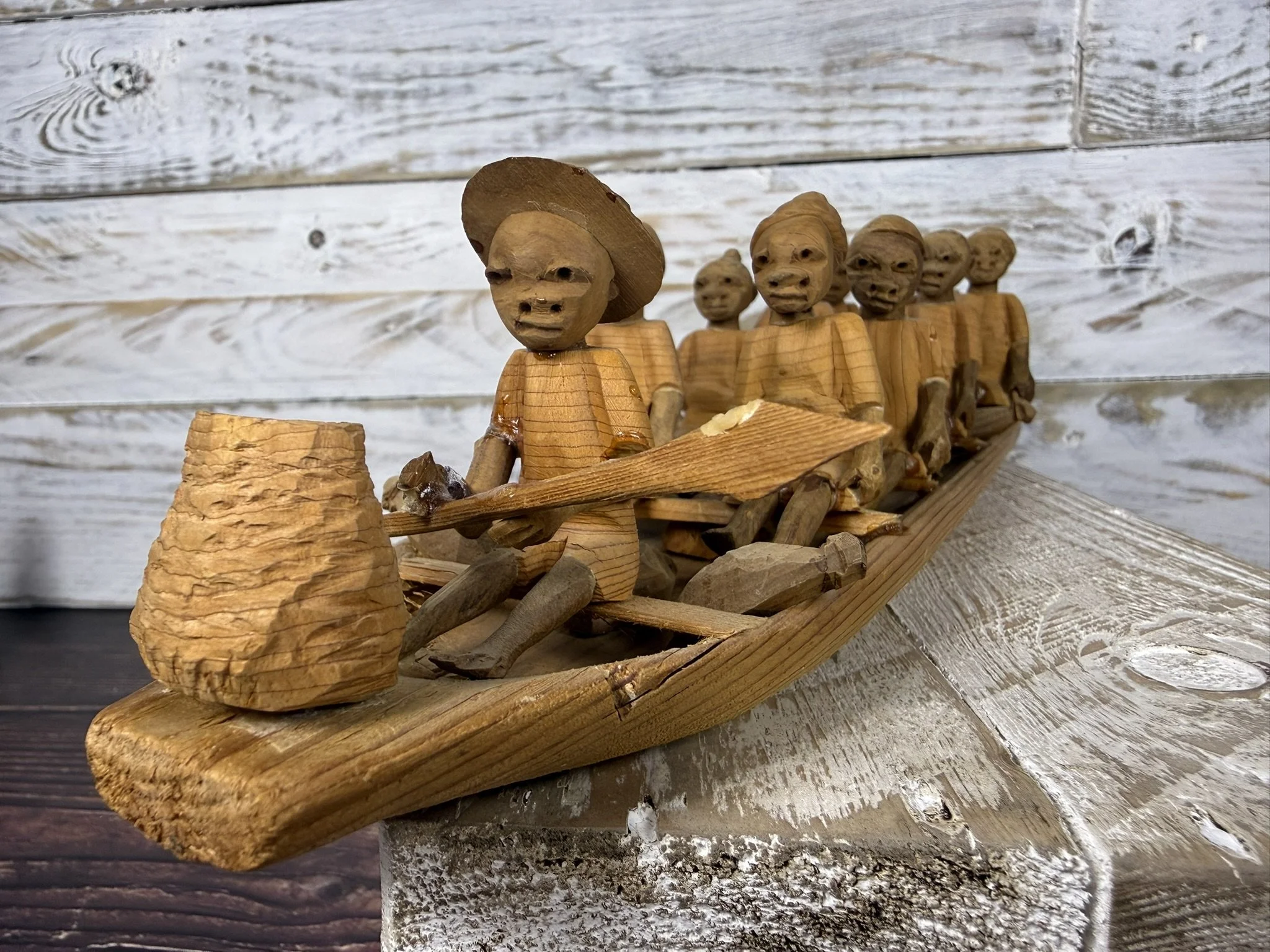 Yoruba Thorn Wood Figures