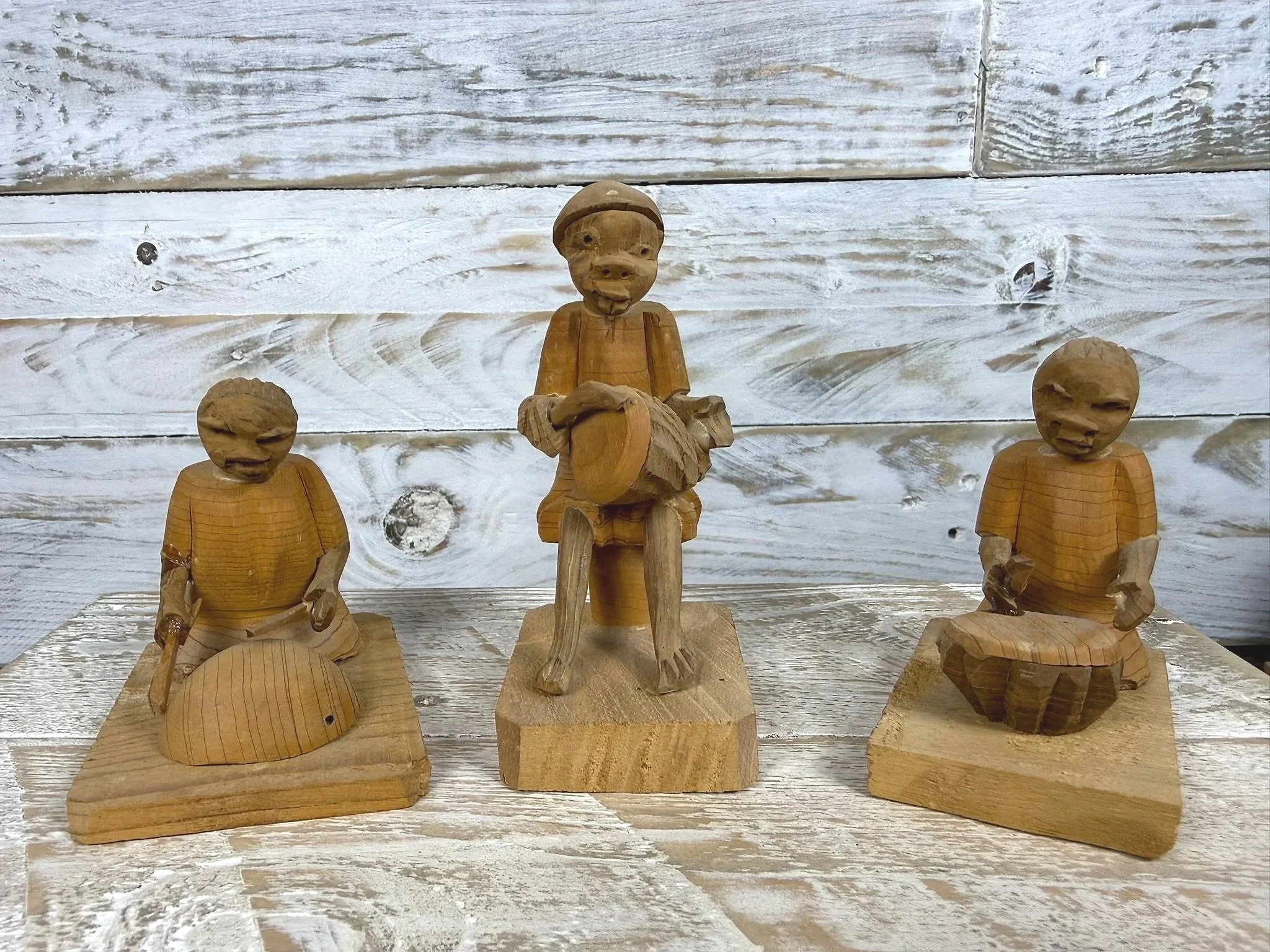 Yoruba Thorn Wood Figures