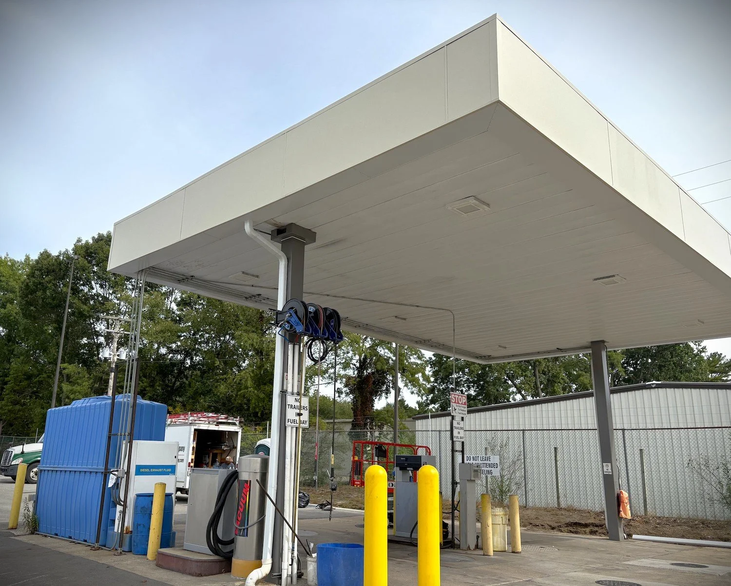 Architectural Sheet Metal Panels - Gas Station - commercial sheet metal paneliing.jpg