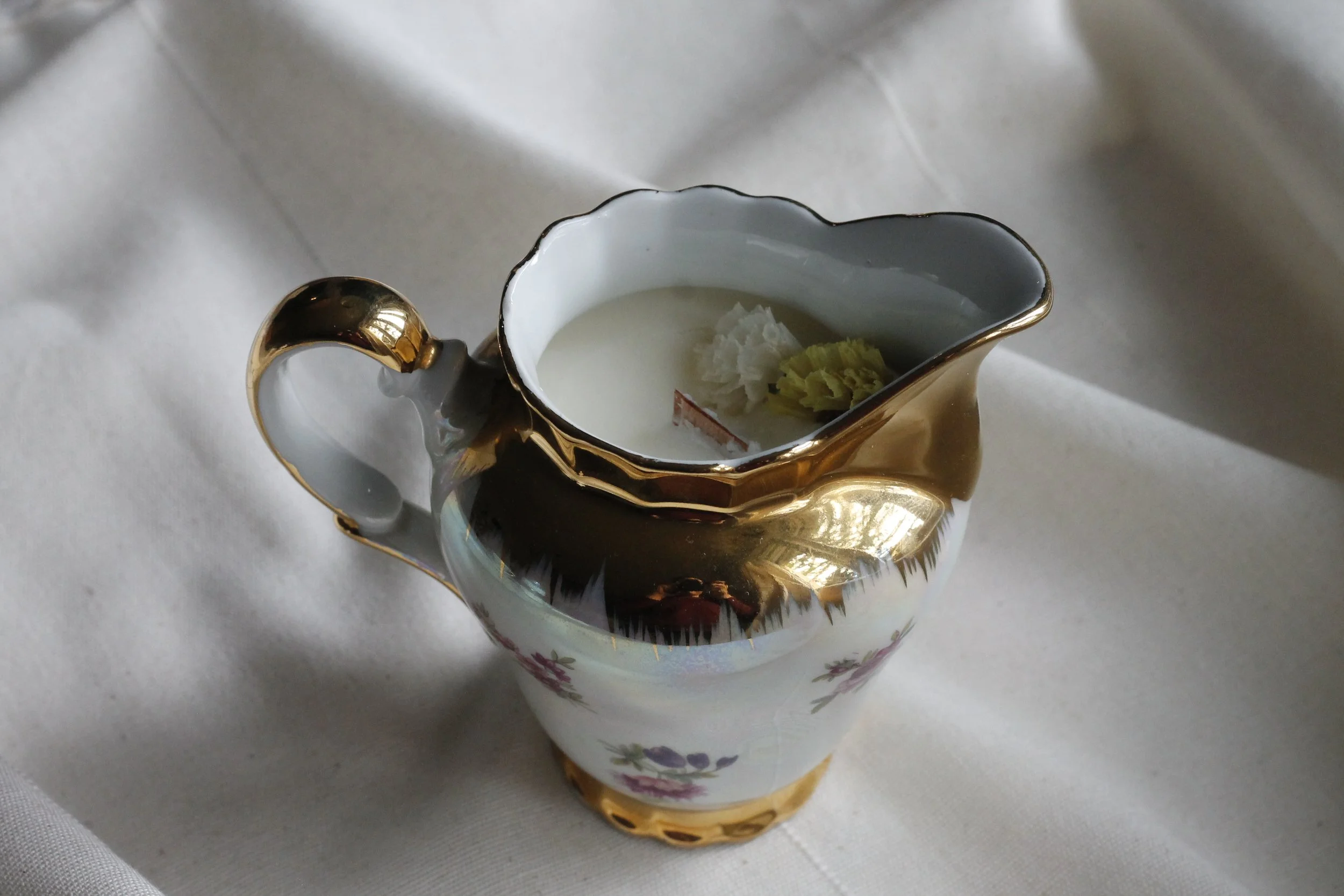 Buonumore - Candela in salsiera vintage