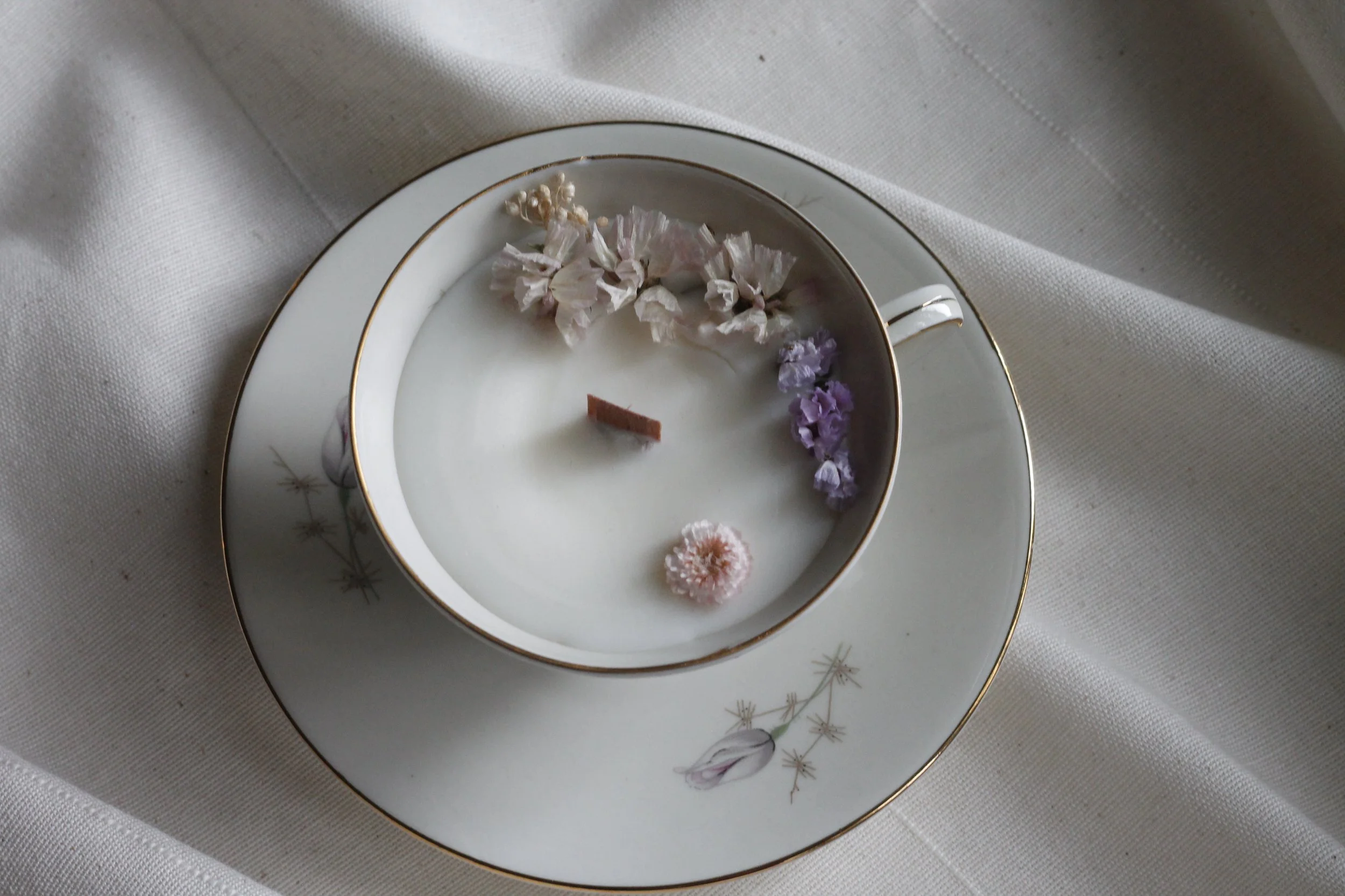 Sentirsi a Casa - Candela in tazza vintage