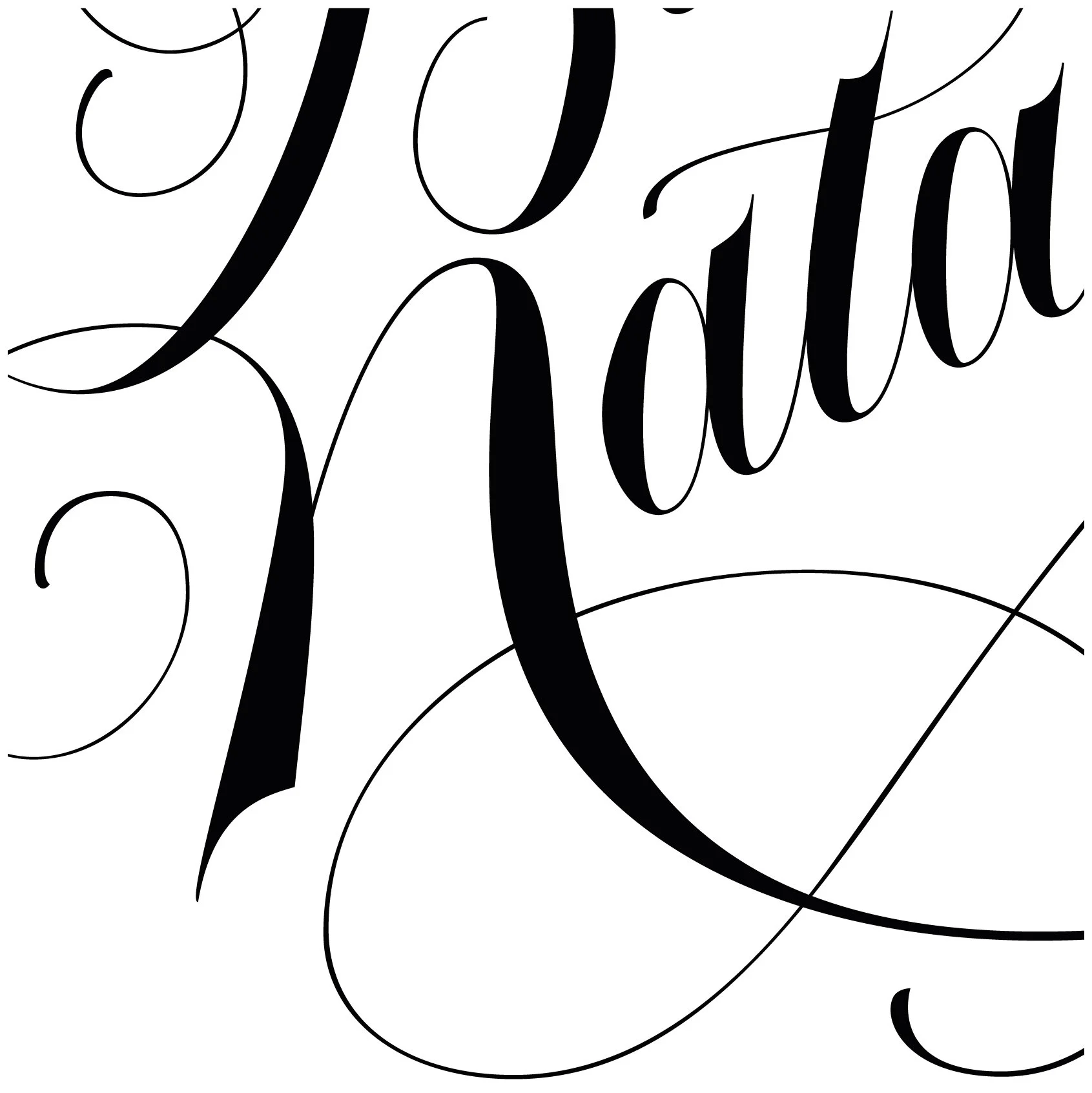 Scritta artistica con le parole 'Buon Natale' in stile calligrafico nero su sfondo bianco.