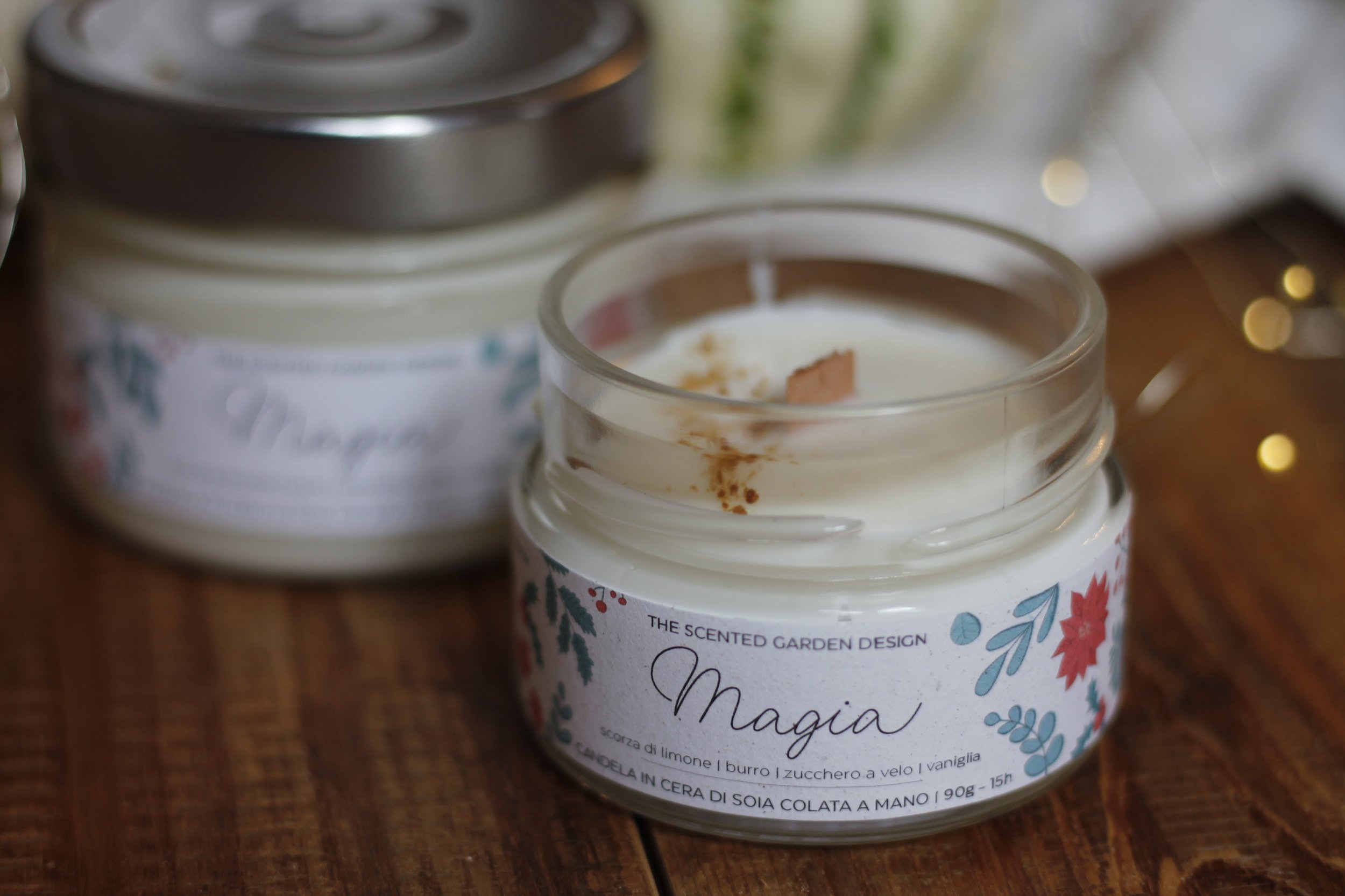 Magia - candela di Natale burro e biscotti