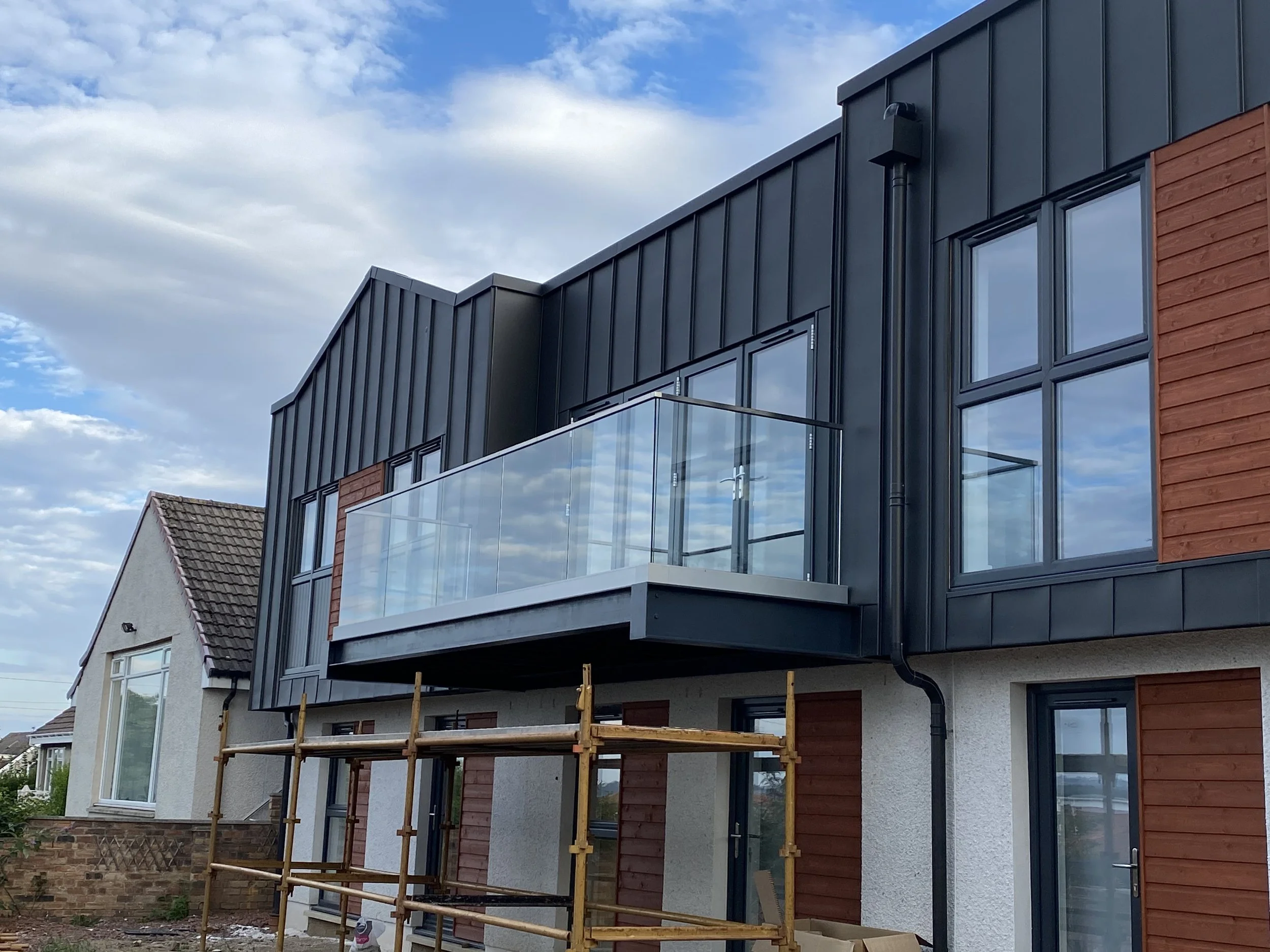 Construction work in Corstorphine