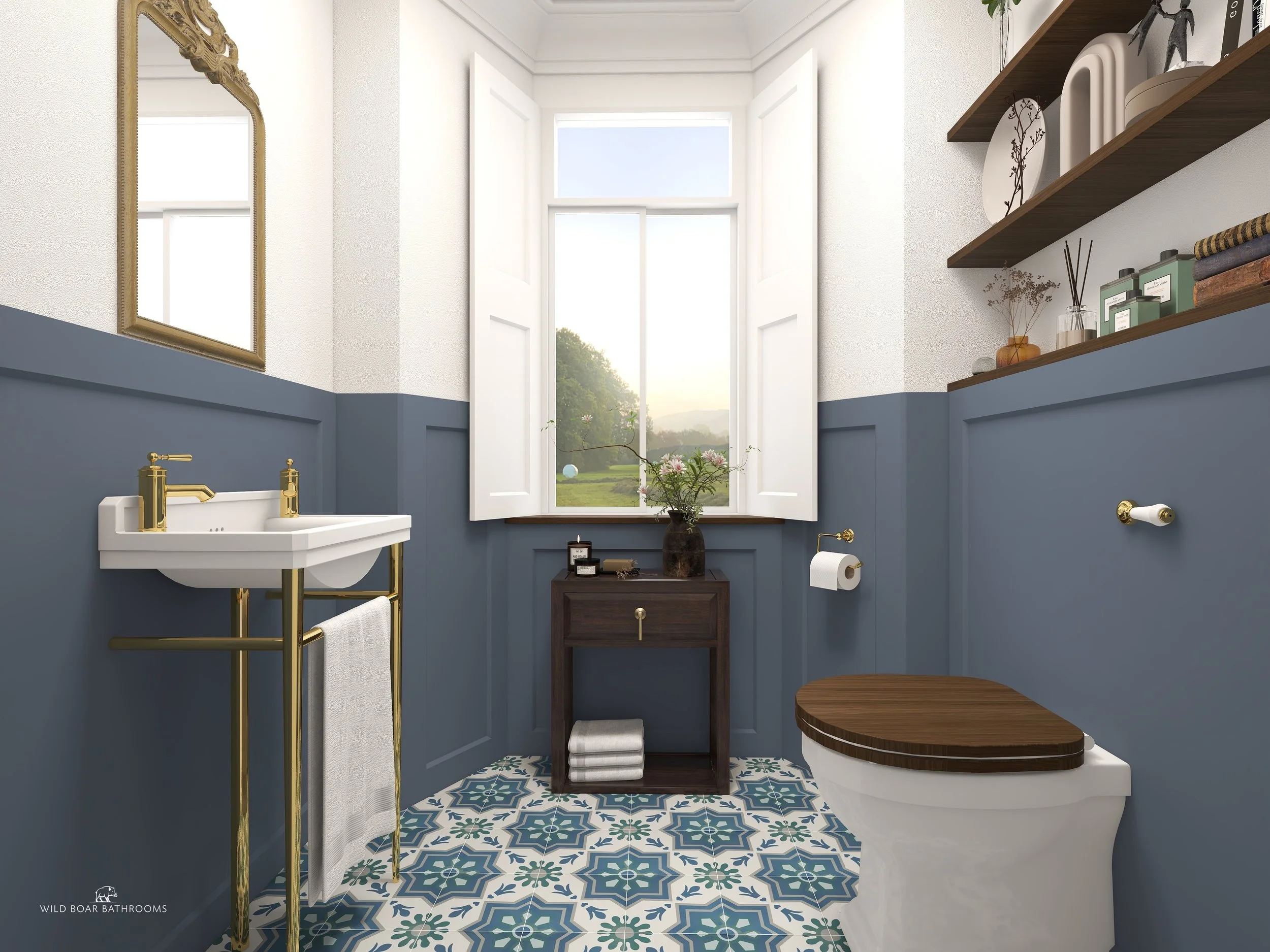 A stylish bathroom designed and built by Oranmore Developments