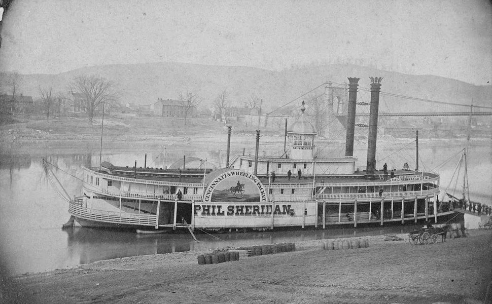 Phil Sheridan docked near St. Louis