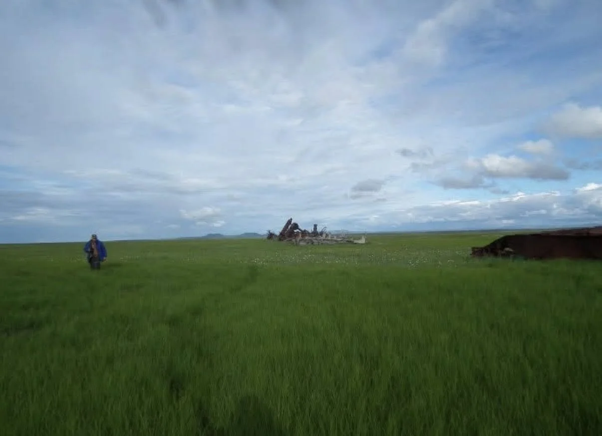 Wreckage in Saint Michael Ship Graveyard