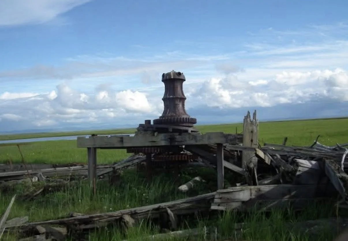 Wreckage in Saint Michael Ship Graveyard