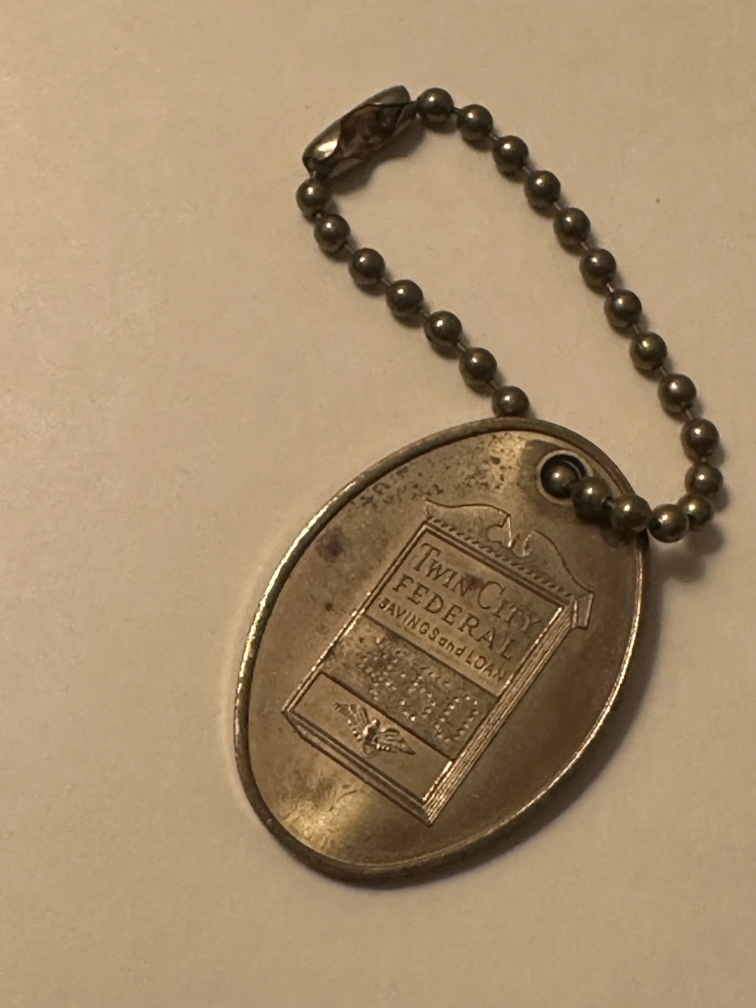 Vintage TCF Bank Keychain