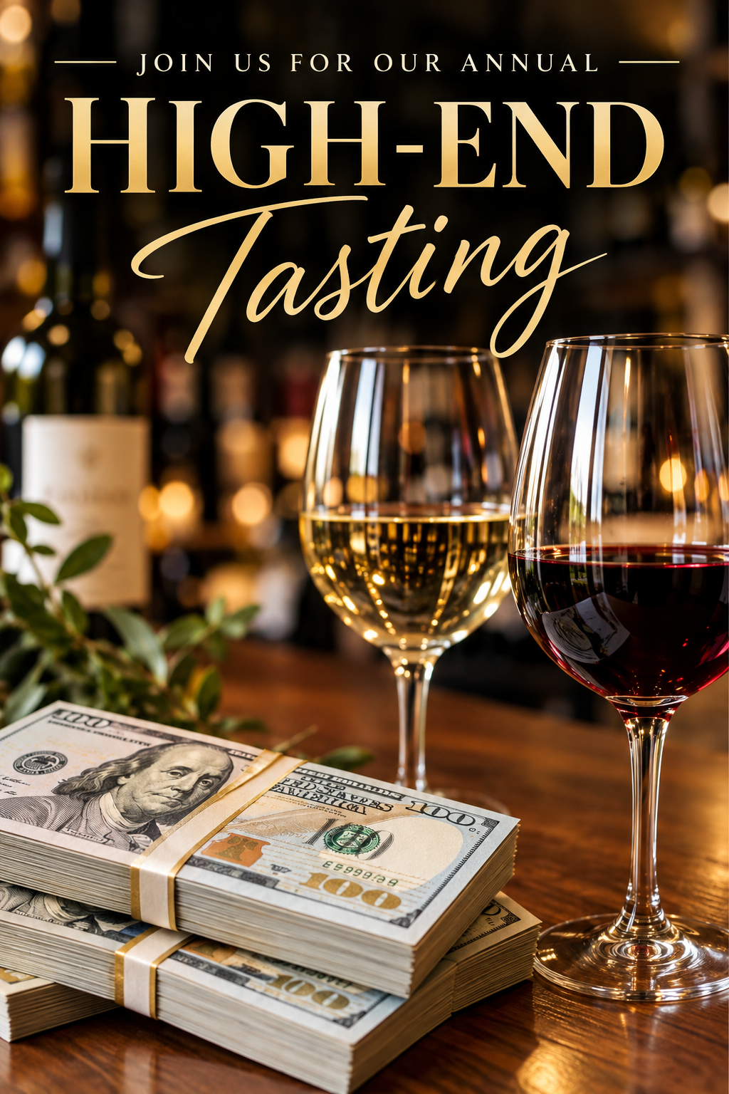 high end tasting