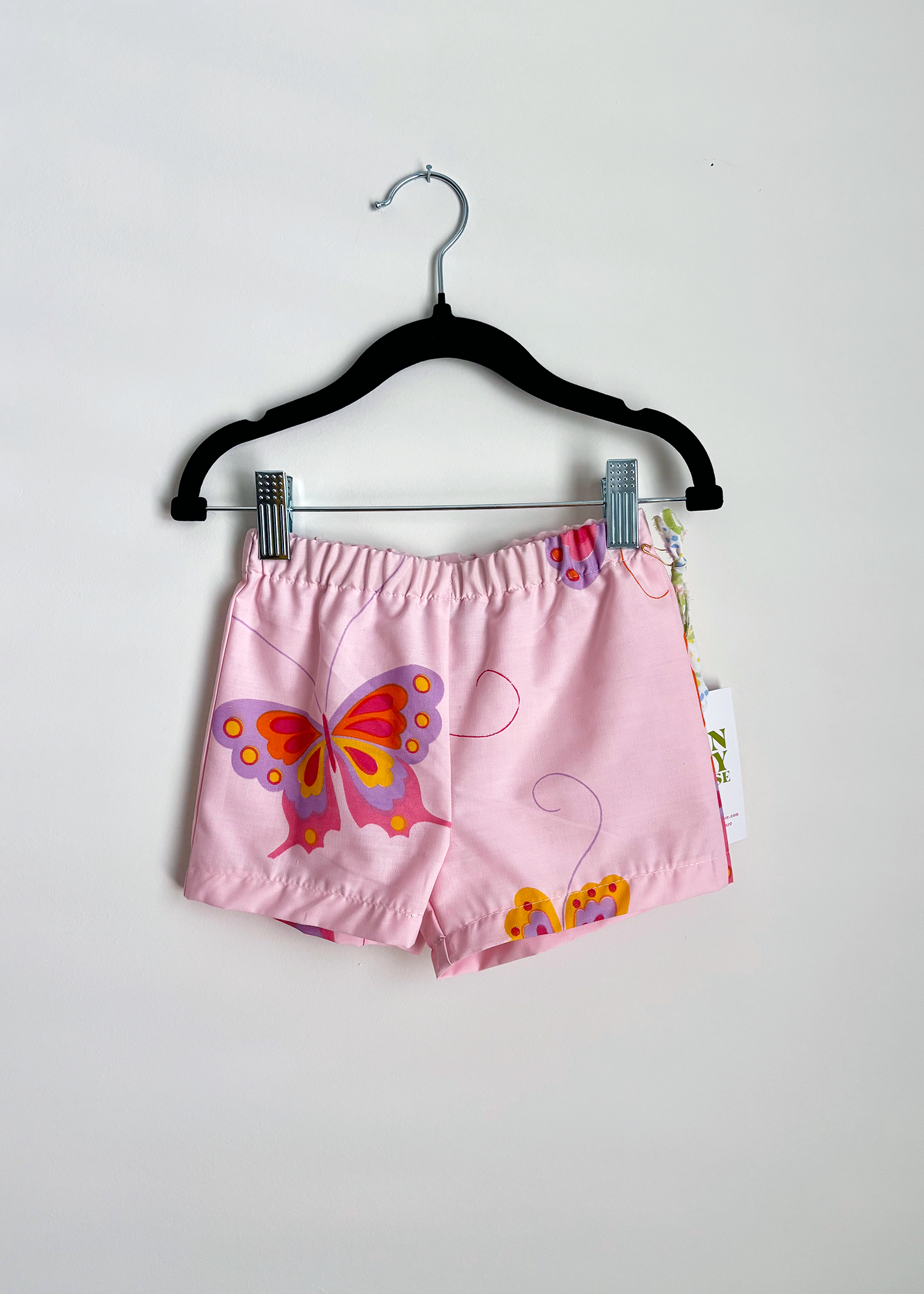 Toddler Shorts - Pink Butterfly - 3T
