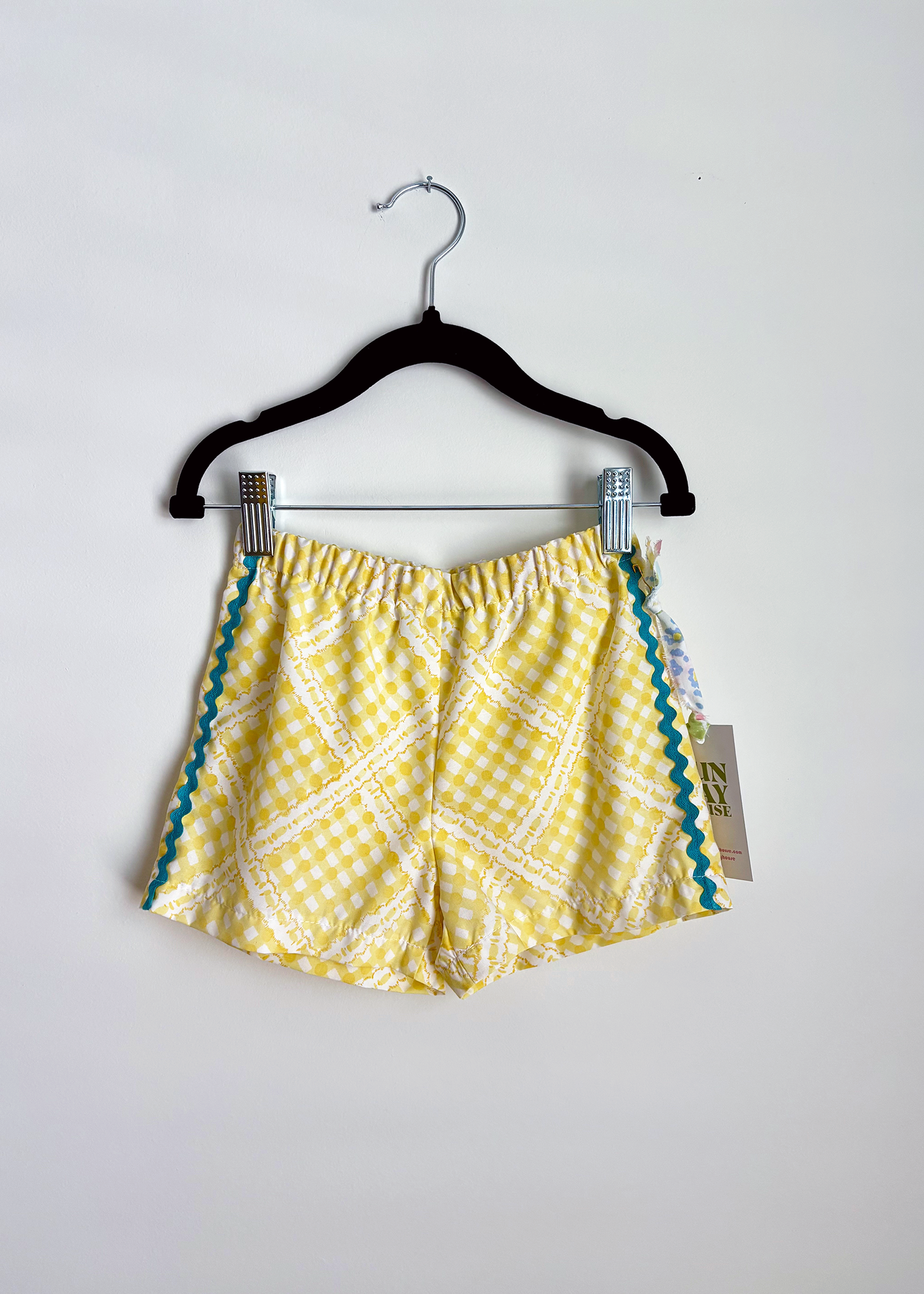 Toddler Shorts - Yellow Gingham - 4T