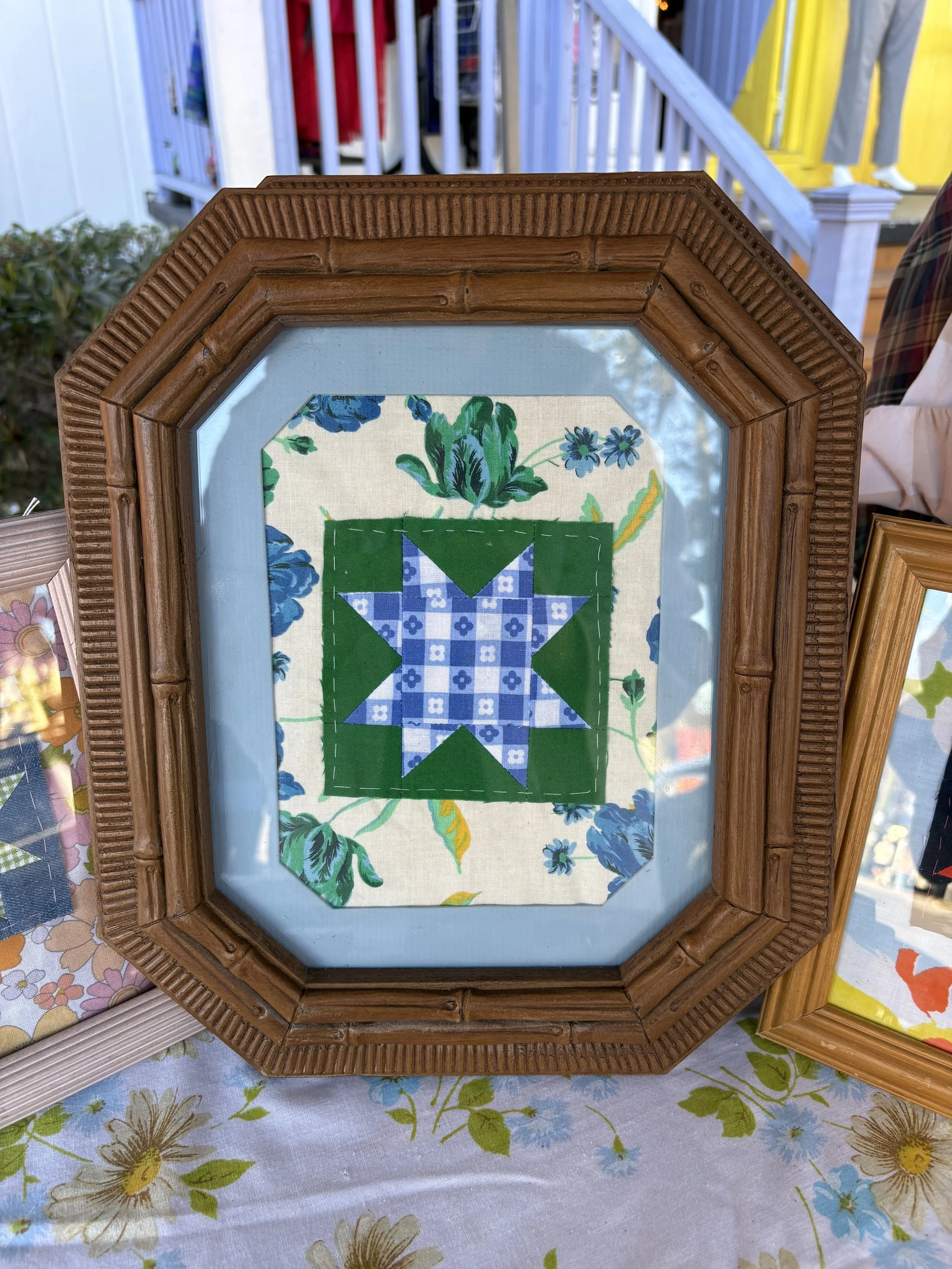 Framed Sawtooth Quilt Block 2