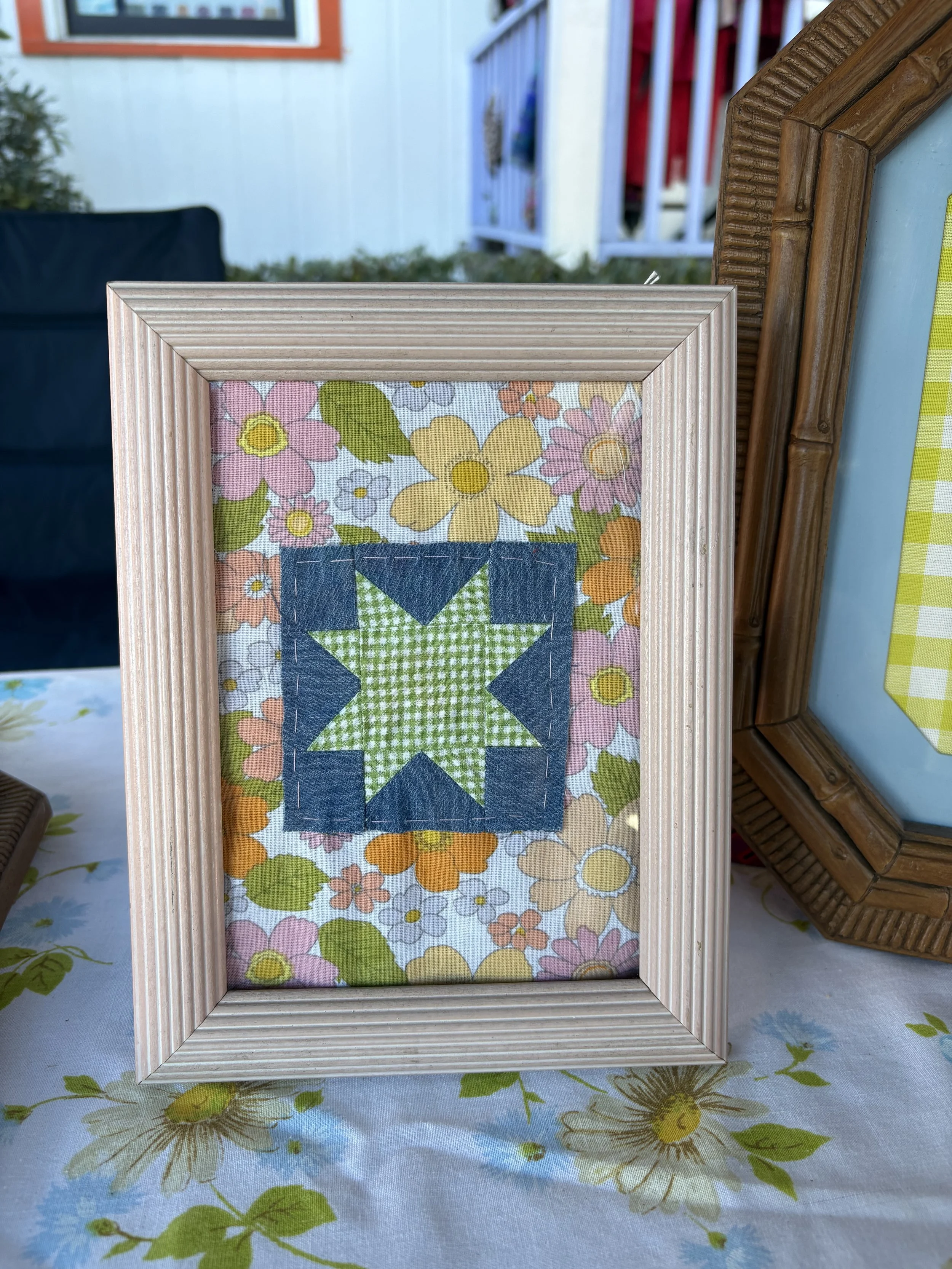 Framed Sawtooth Quilt Block 4