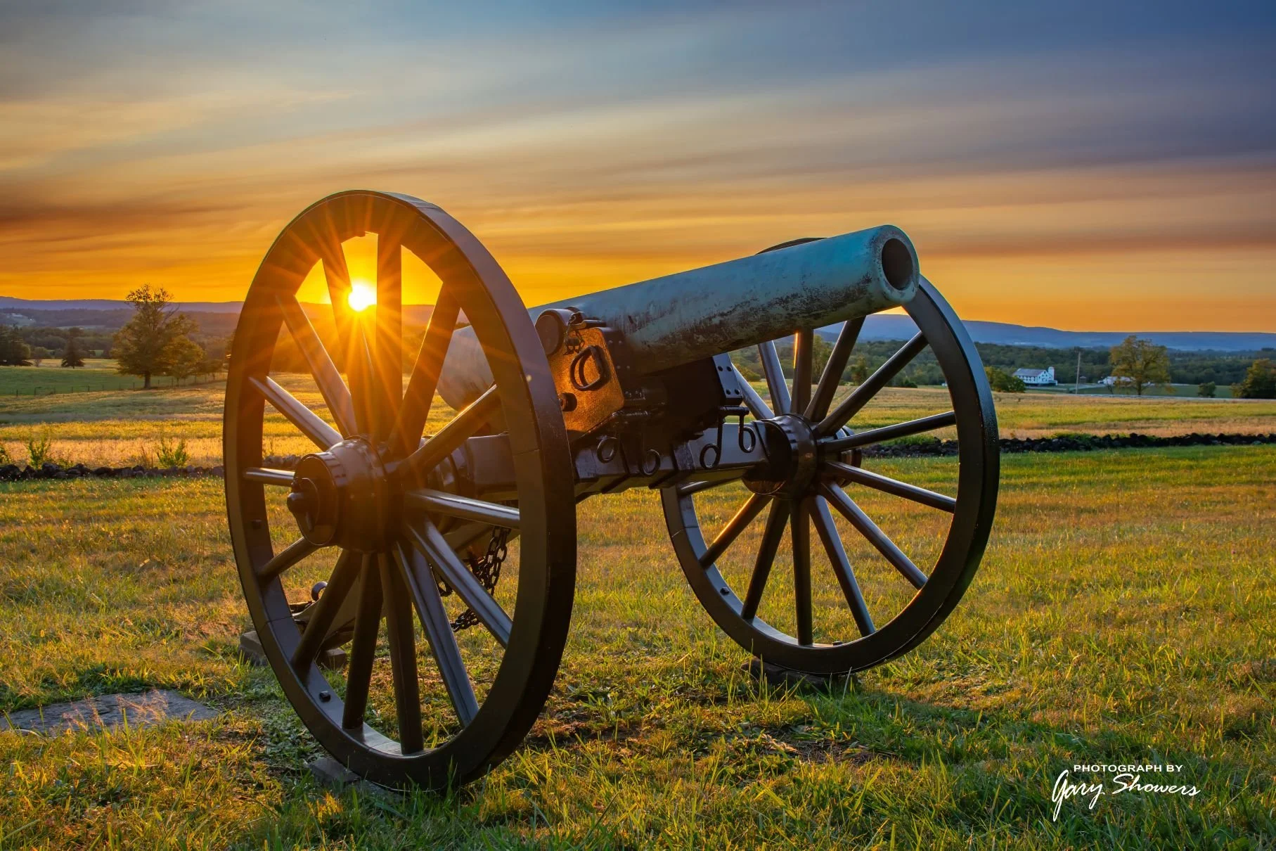 Beautiful metal print cannon 16x20