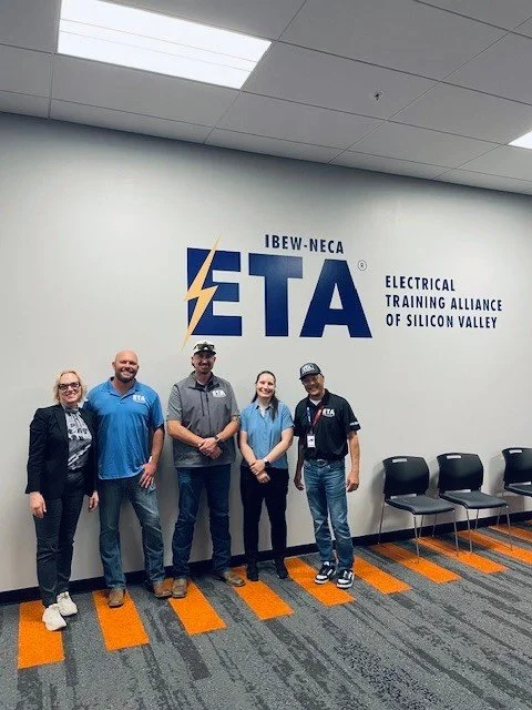 ⚡ Behind the scenes at the Electrical Training Alliance of Silicon Valley ⚡
.
Last week, Leah and Alanna from our team toured @etasv332 's impressive education facility, where the next generation of skilled electricians trains in state-of-the-art cla