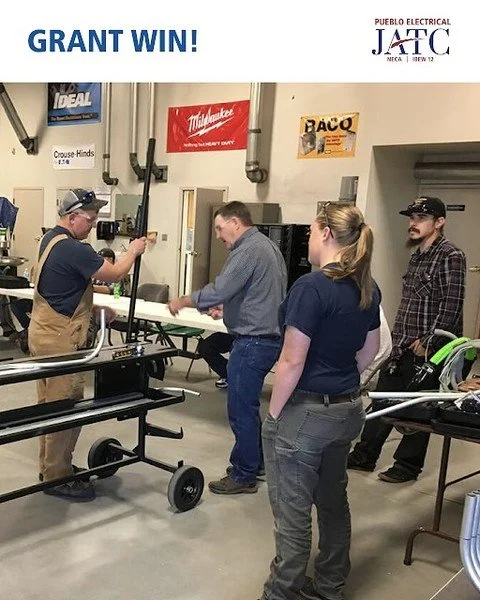 Congratulations to the Pueblo, Colorado Electrical JATC!🎉❤️ 💙
.
This workfoce training program just won a $150,000 Colorado Apprenticeship Incentive Grant from the State of Colorado. This funding will enable the Pueblo JATC to expand its electrical